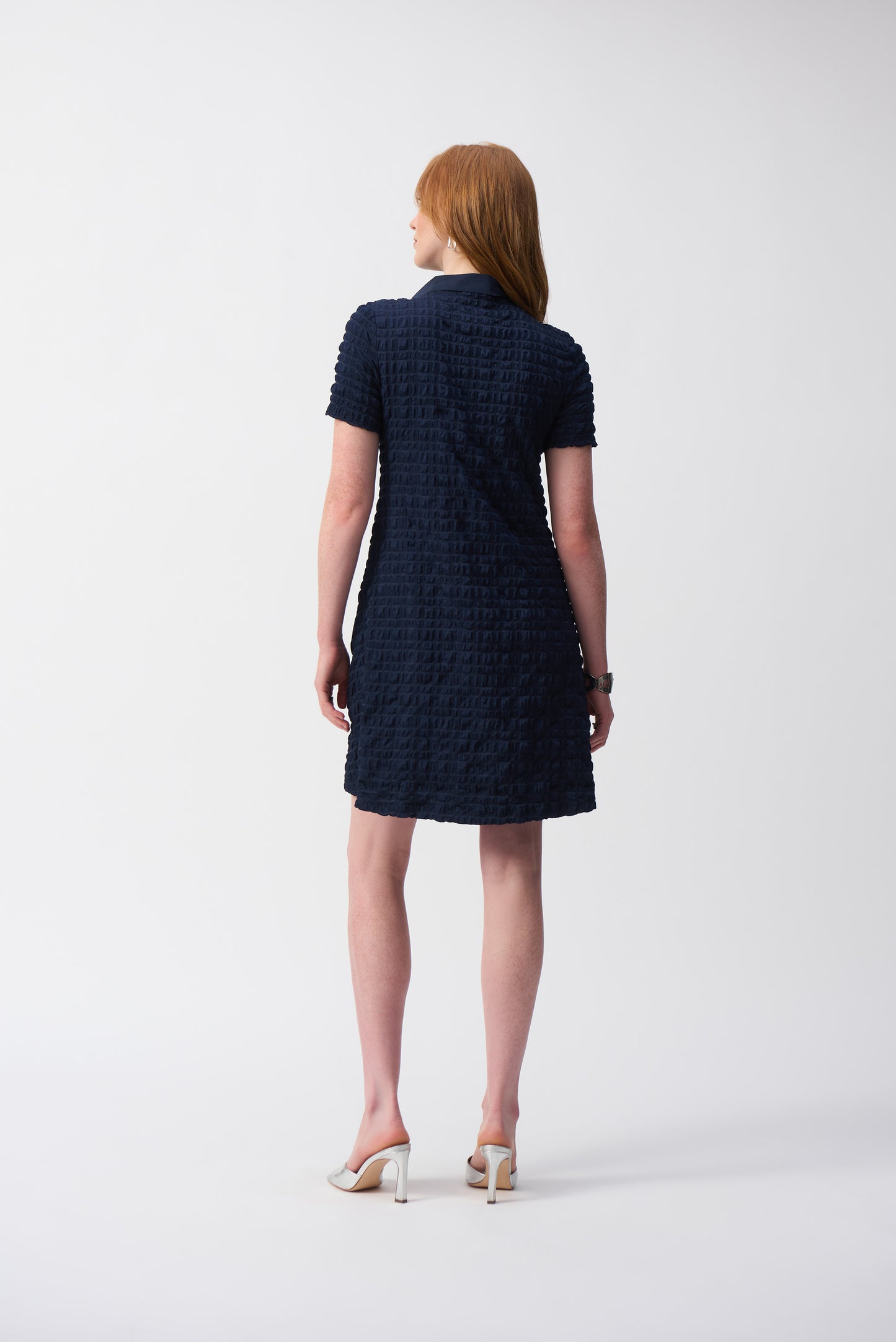 Bubble Jacquard A-Line Dress 251084