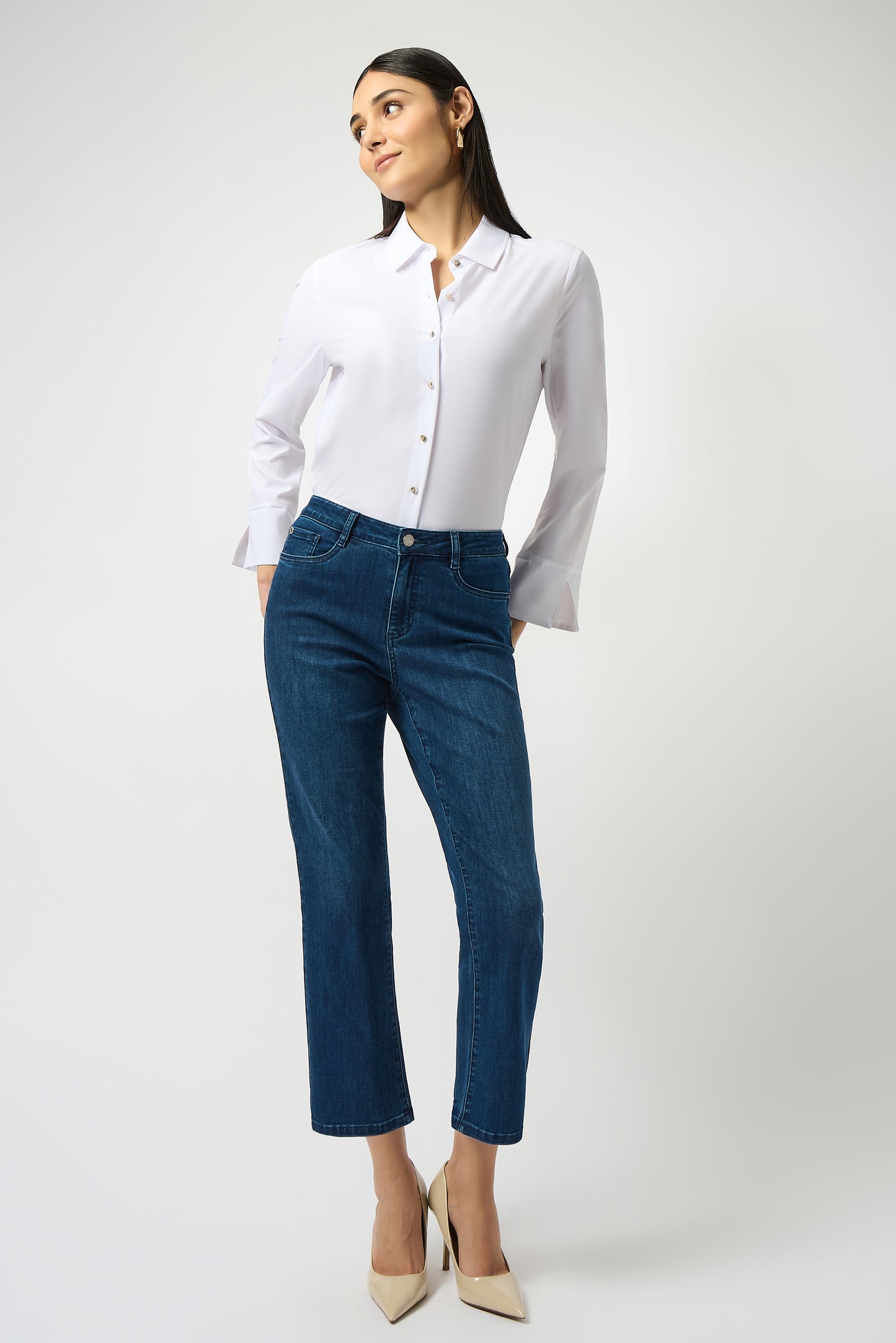 Margot | Classic Straight Leg Stretch Jeans #252926F25-3699