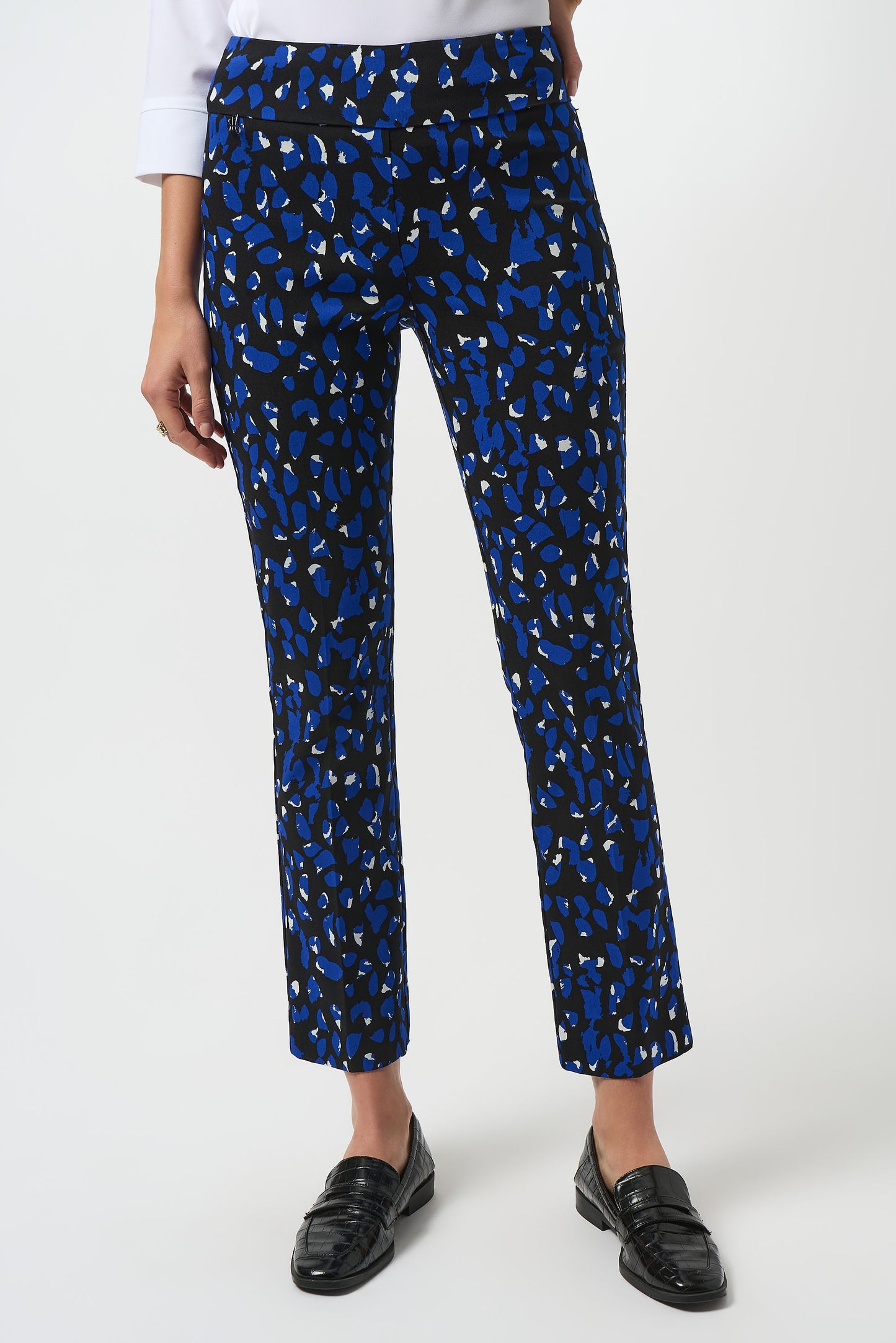 Joseph Ribkoff #253268-2932 Millennium Print Straight Leg Pull-On Pants