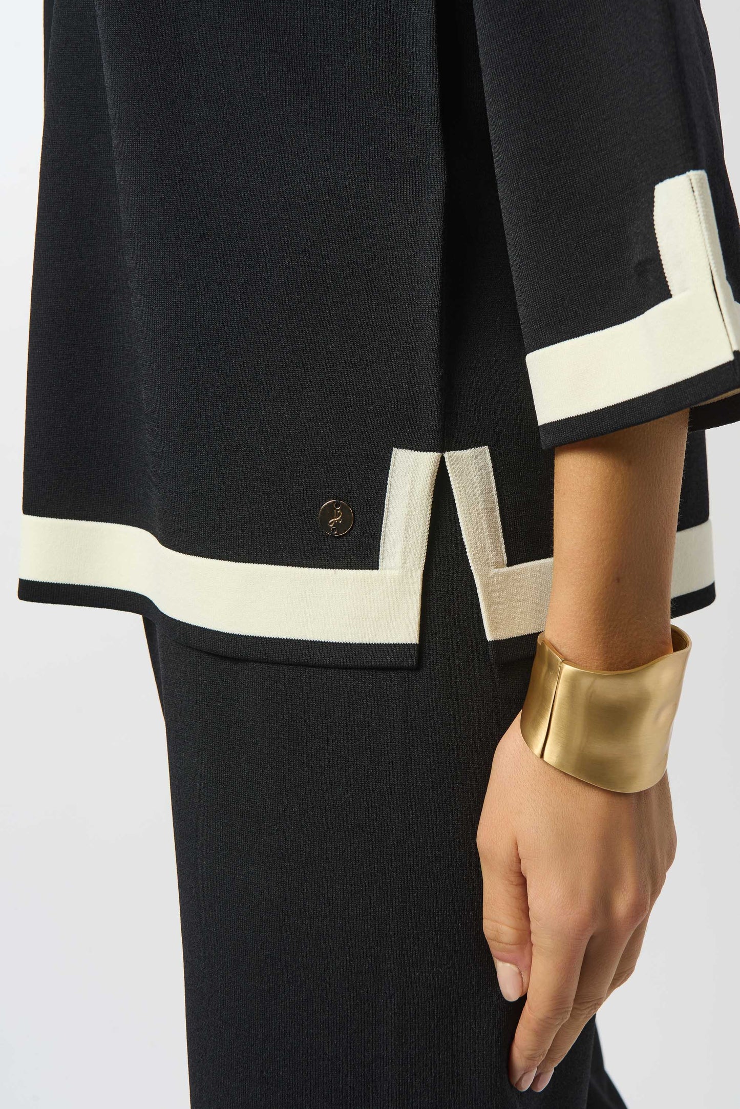 Joseph Ribkoff #253909 Sweater Knit Colour Block Top