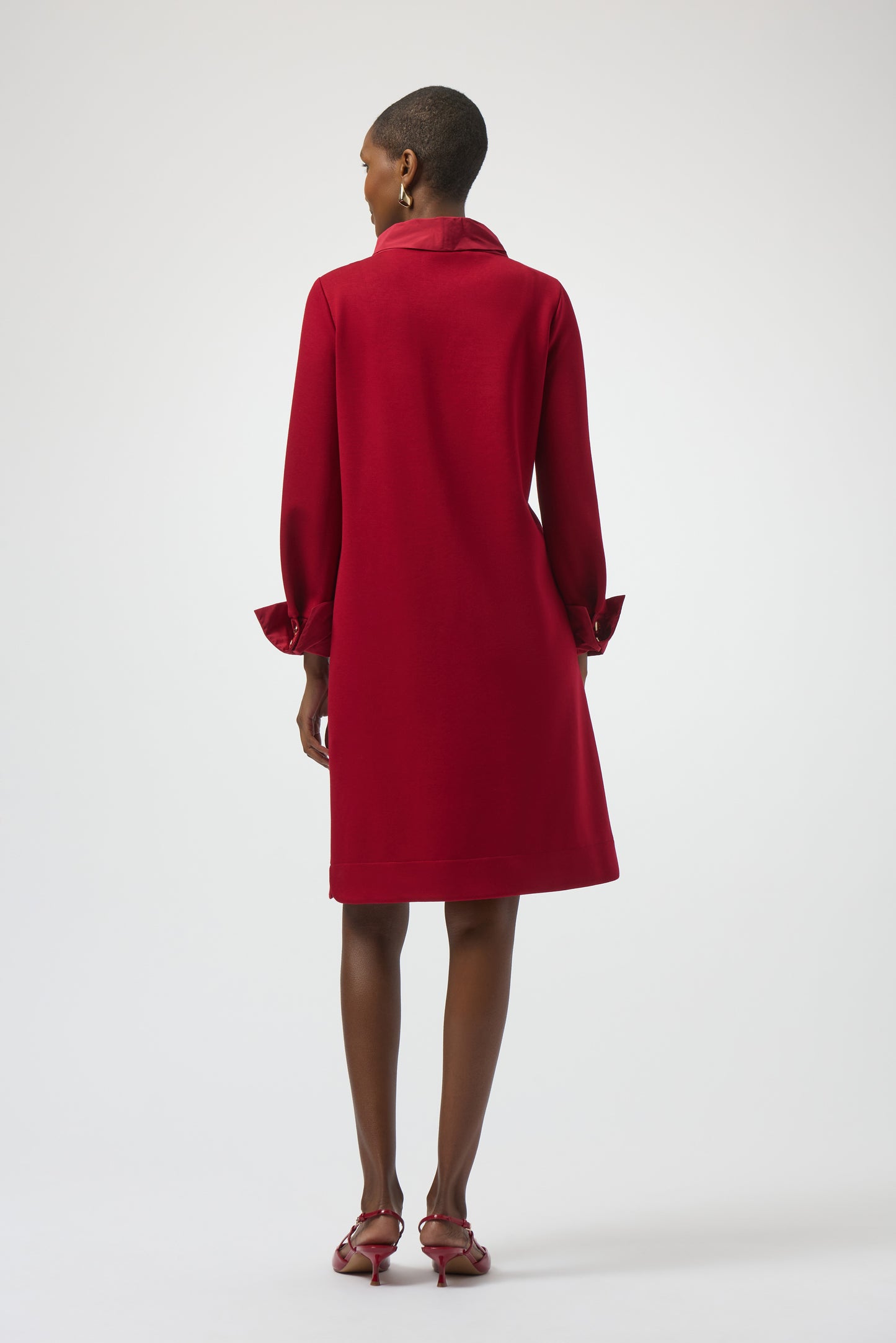 Joseph Ribkoff #254149-4435 Scuba Jersey & Memory Trapeze Dress