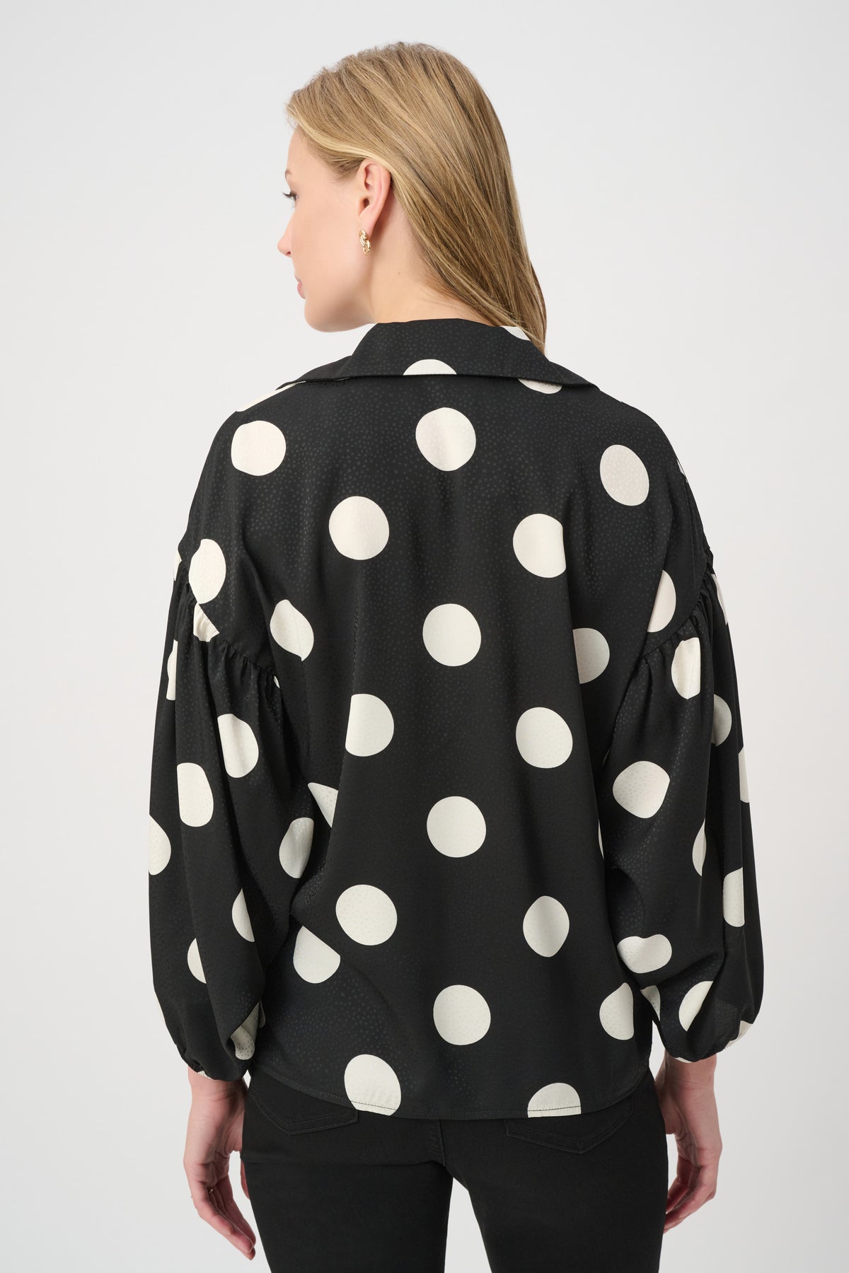 Jospeh Ribkoff #264114-511 Polka Dot Satin Top