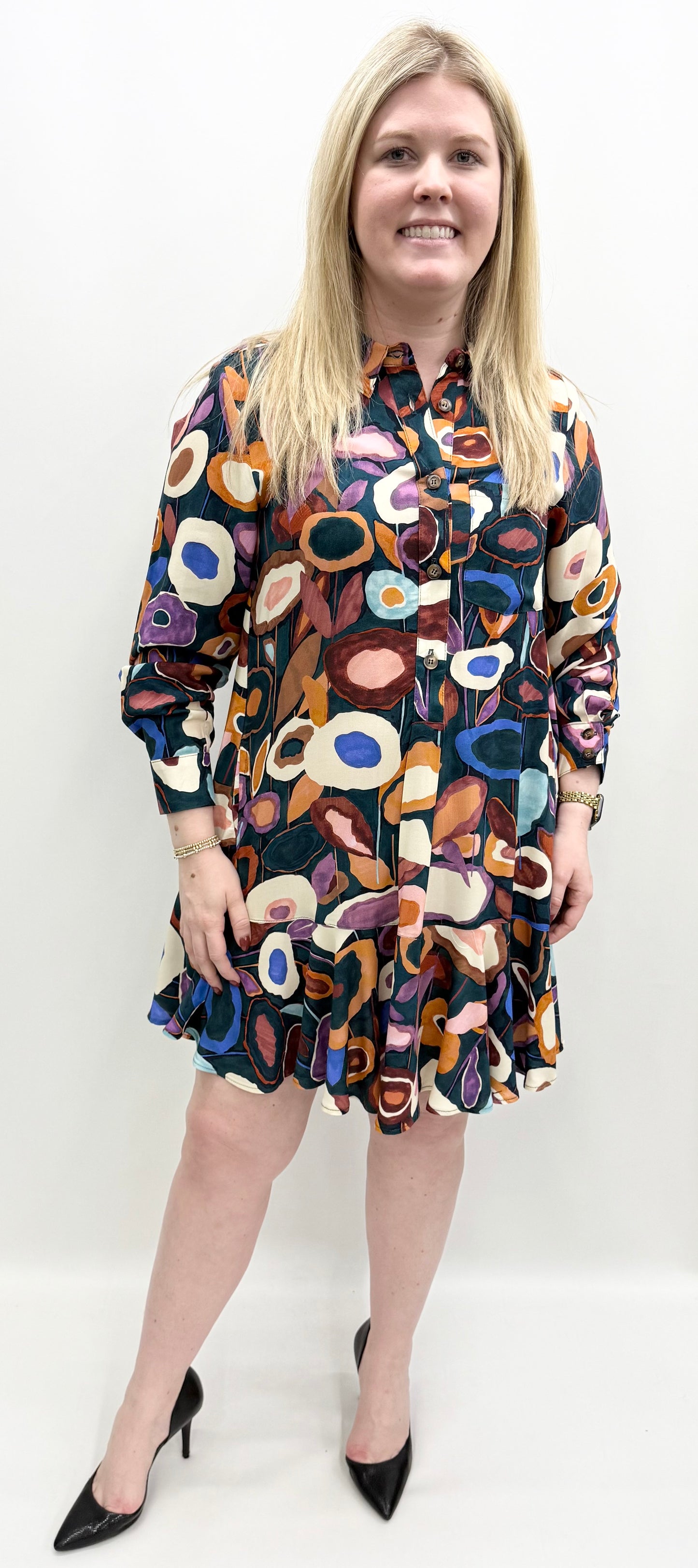 Uncle Frank #73654 Fall Bloom Dress