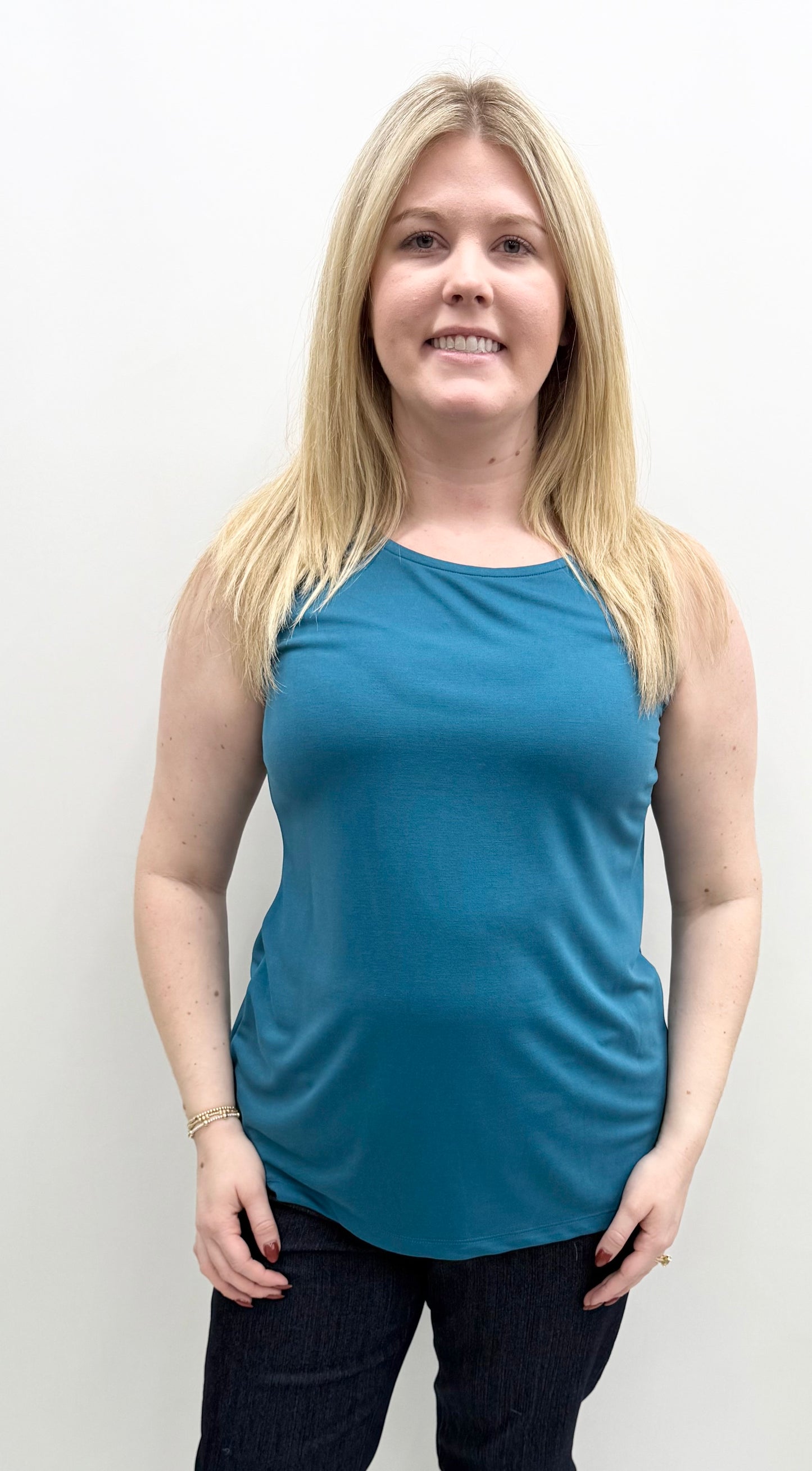 Multiples #M45101TM Peacock Tank Top