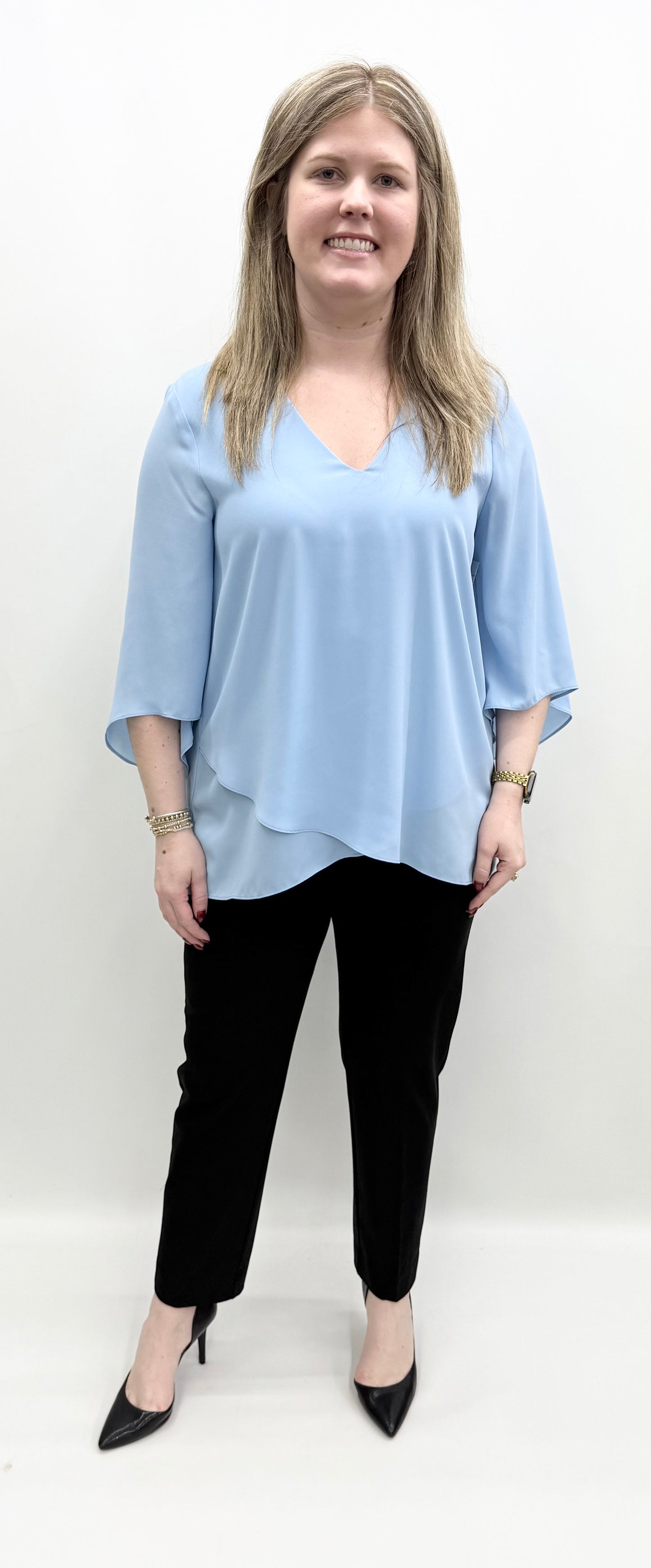 Karen Kane #4L25008 Bracelet Sleeve Top
