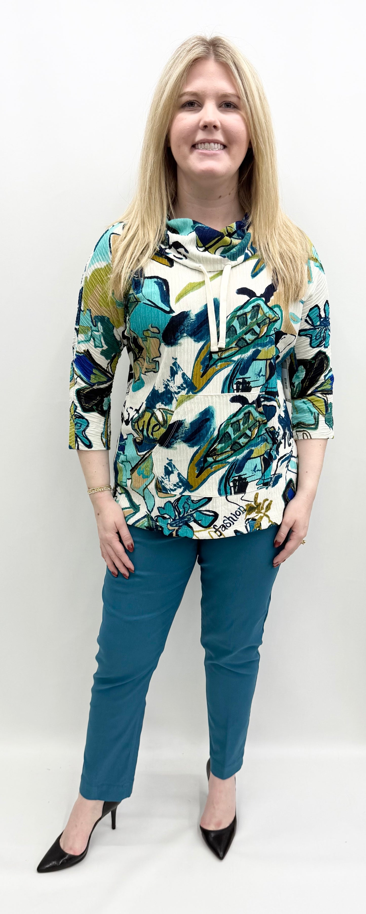 Multiples #M45403TM Dolman Kangaroo Top