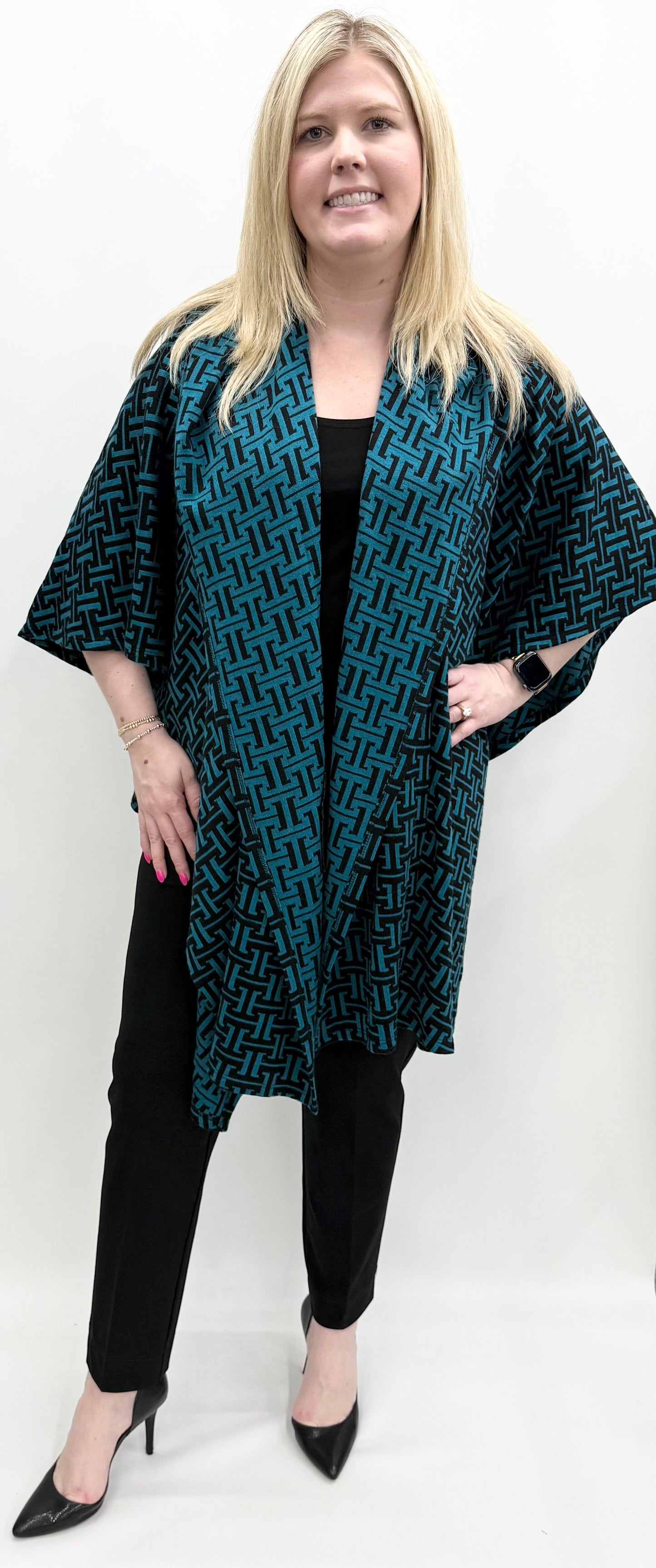 Pure Essence #641-4428 Shawl Peacock