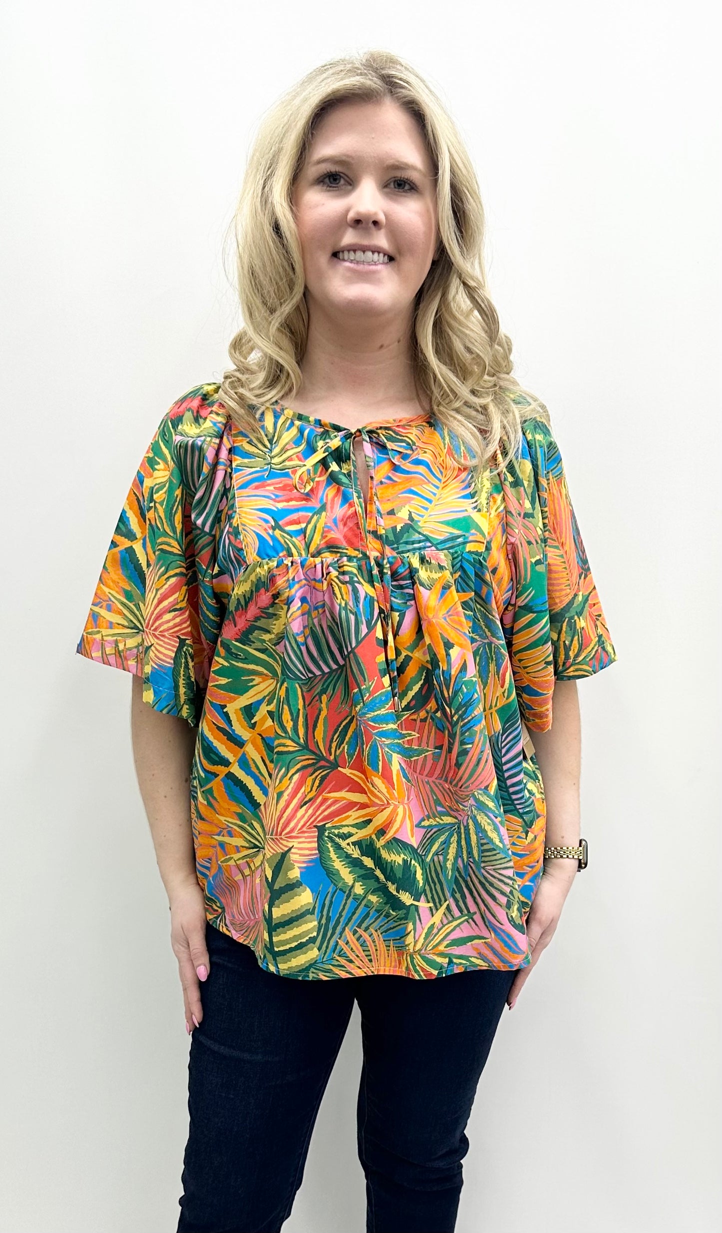 Tru-Luxe Top #T25364BM Top
