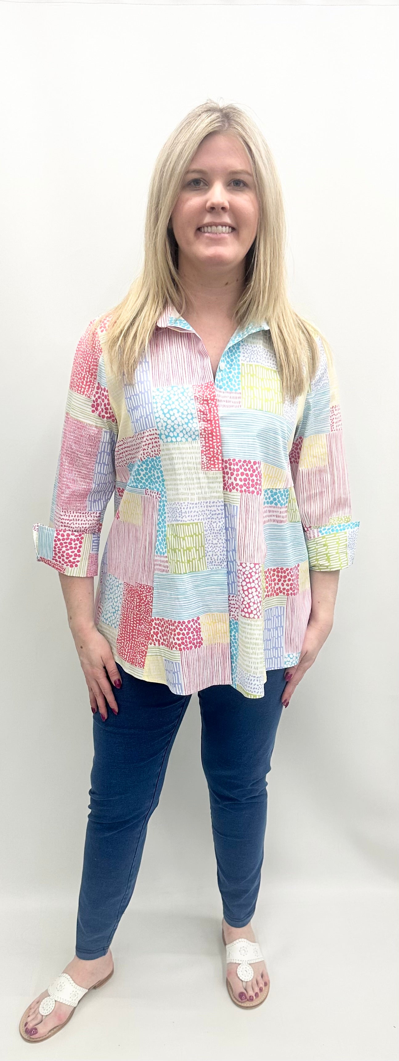Habitat #15319 Multi Blouse