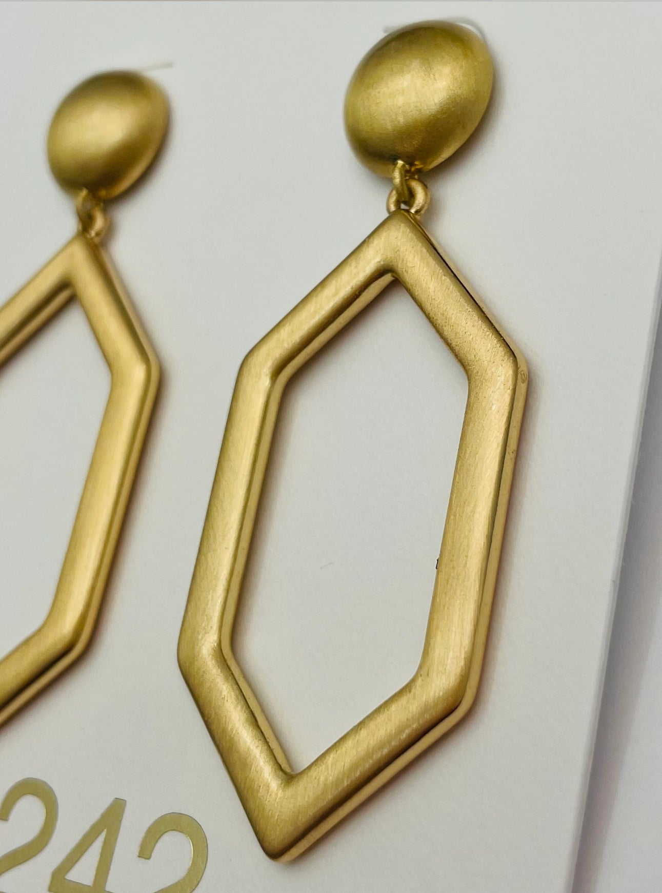 Hexagon Dangle Earring #ER531