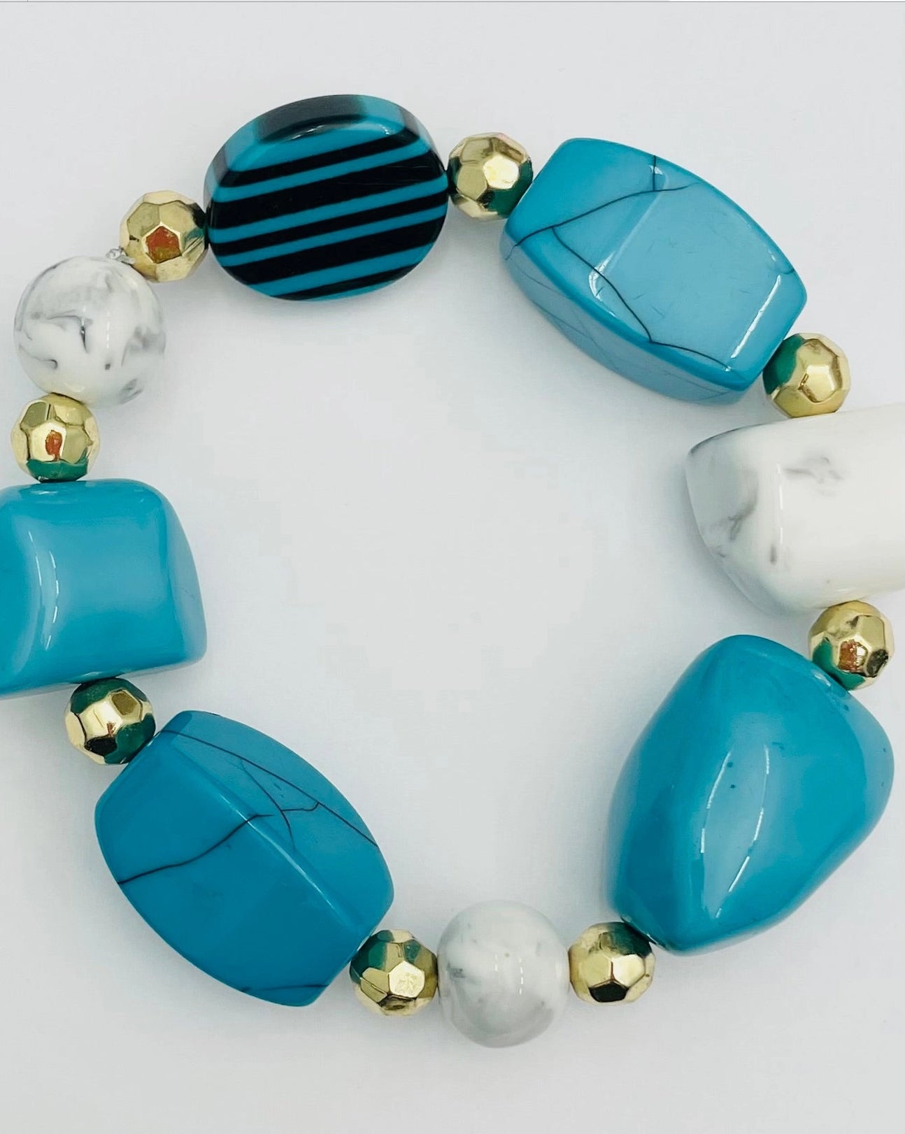 Spring - Multi Bead Bracelet (Ocean) BR152