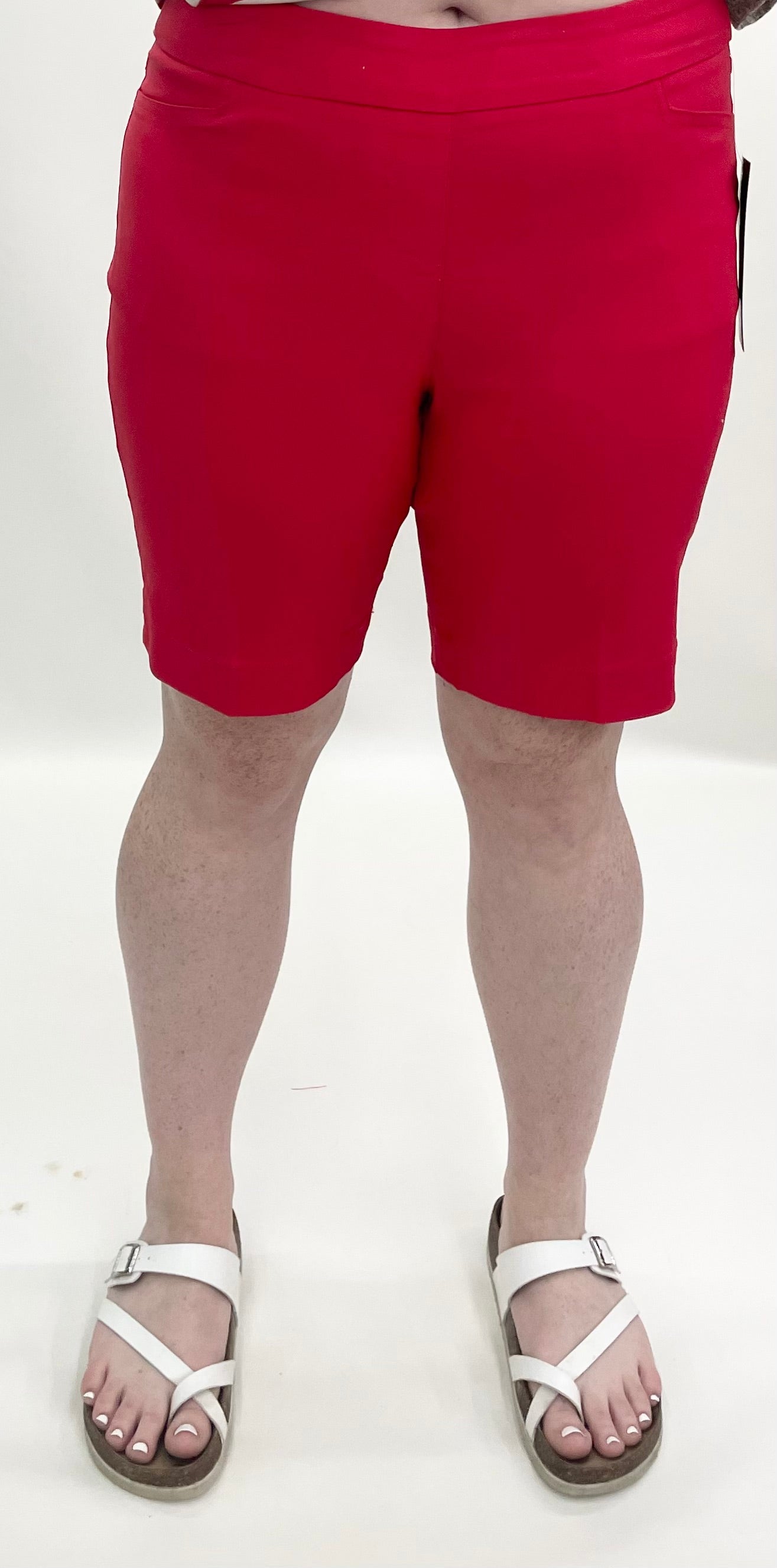 Slim Sation by Multiples #M24709WM Shorts w/ Front & Back Pockets