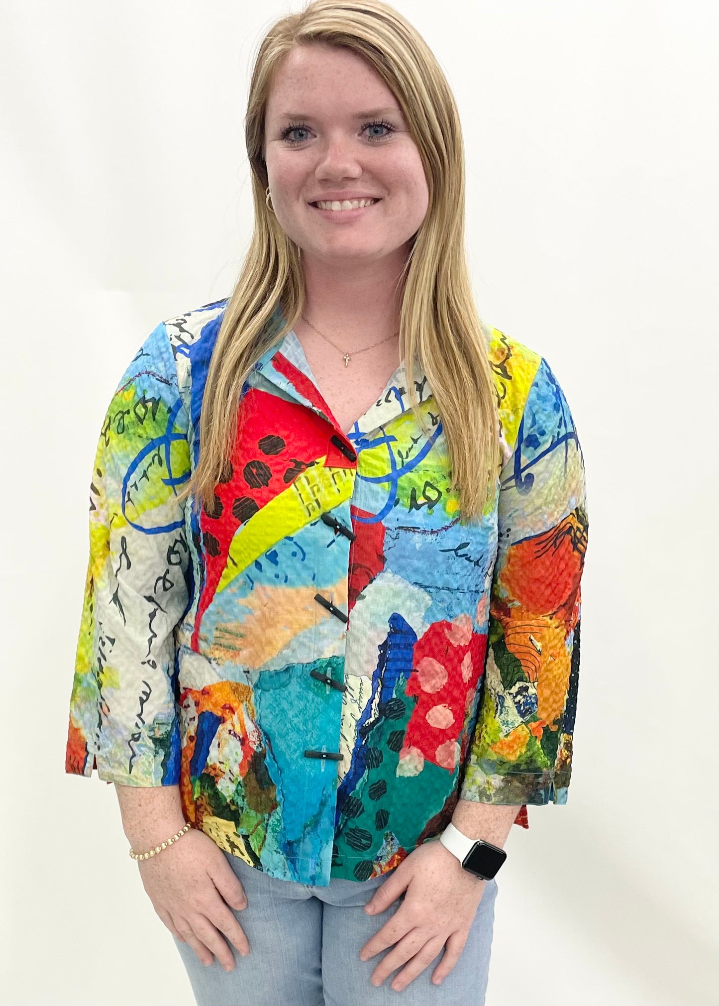 Ali Miles #A36711BM Abstract Multi Shirt