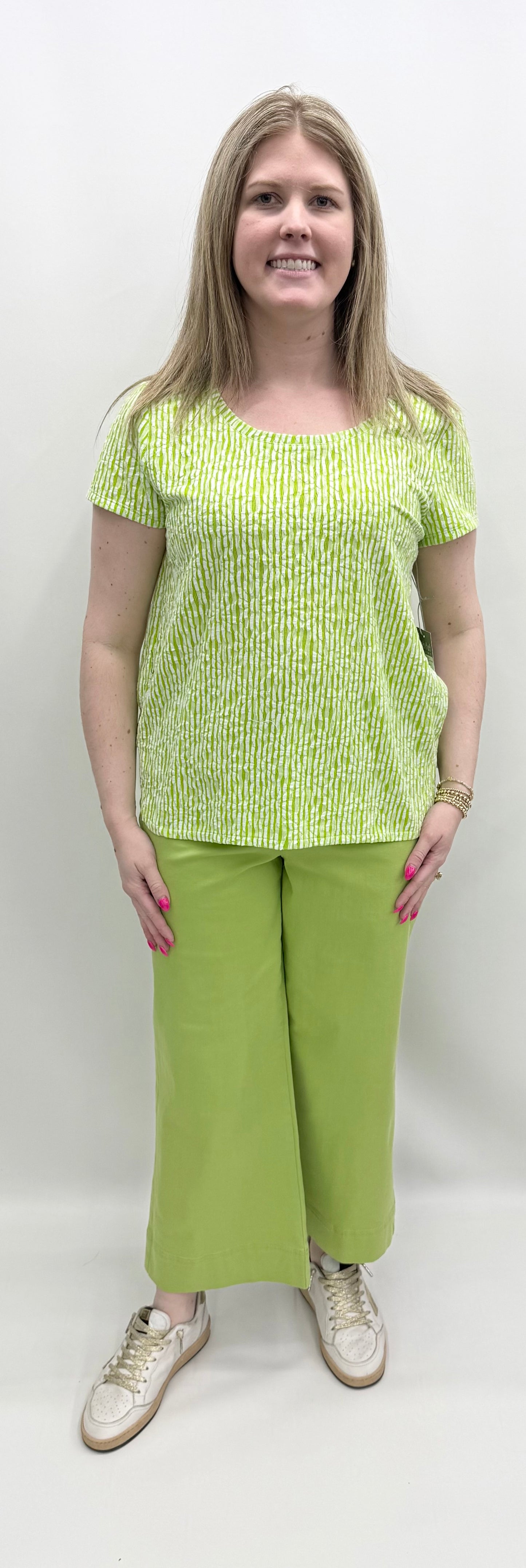 Habitat #38111 Leaf Short Sleeve Top