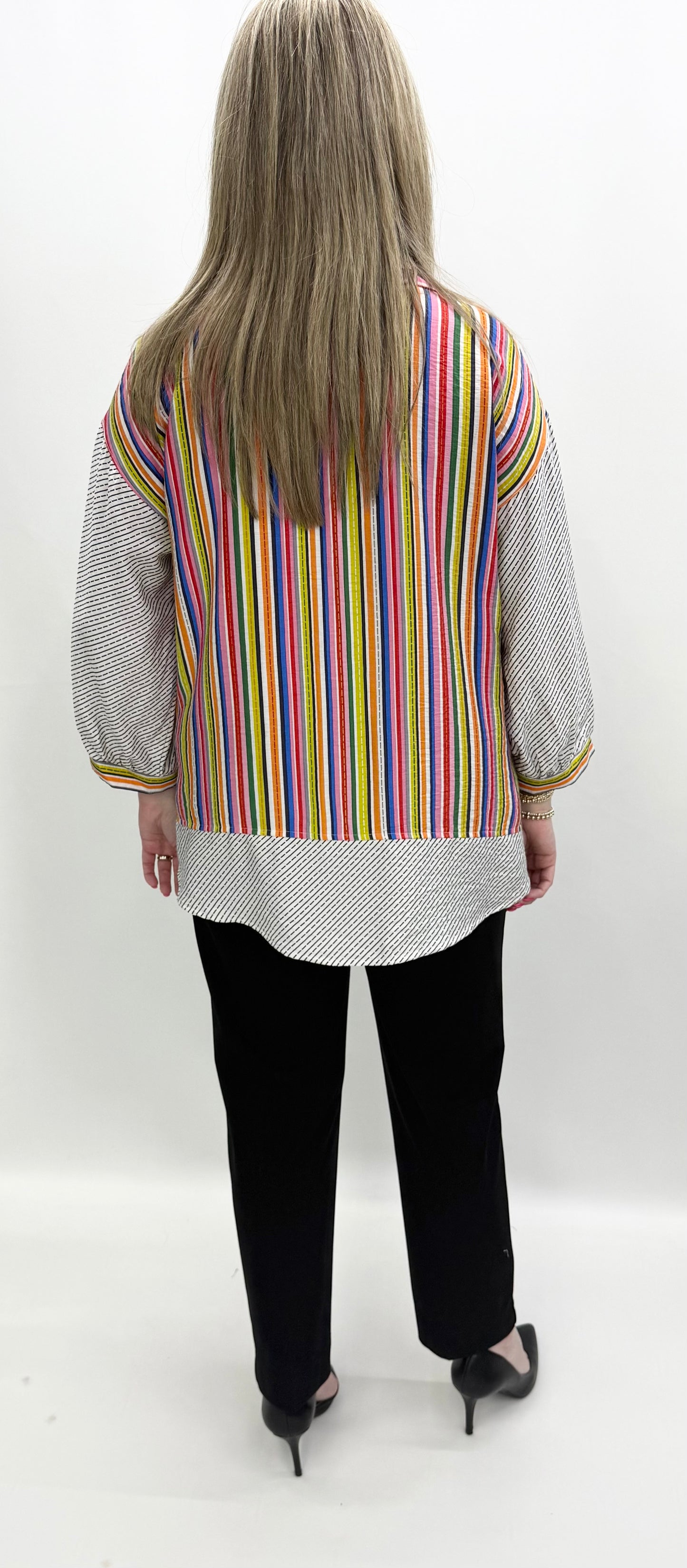 Ali Miles #A16323 Button Up Blouse