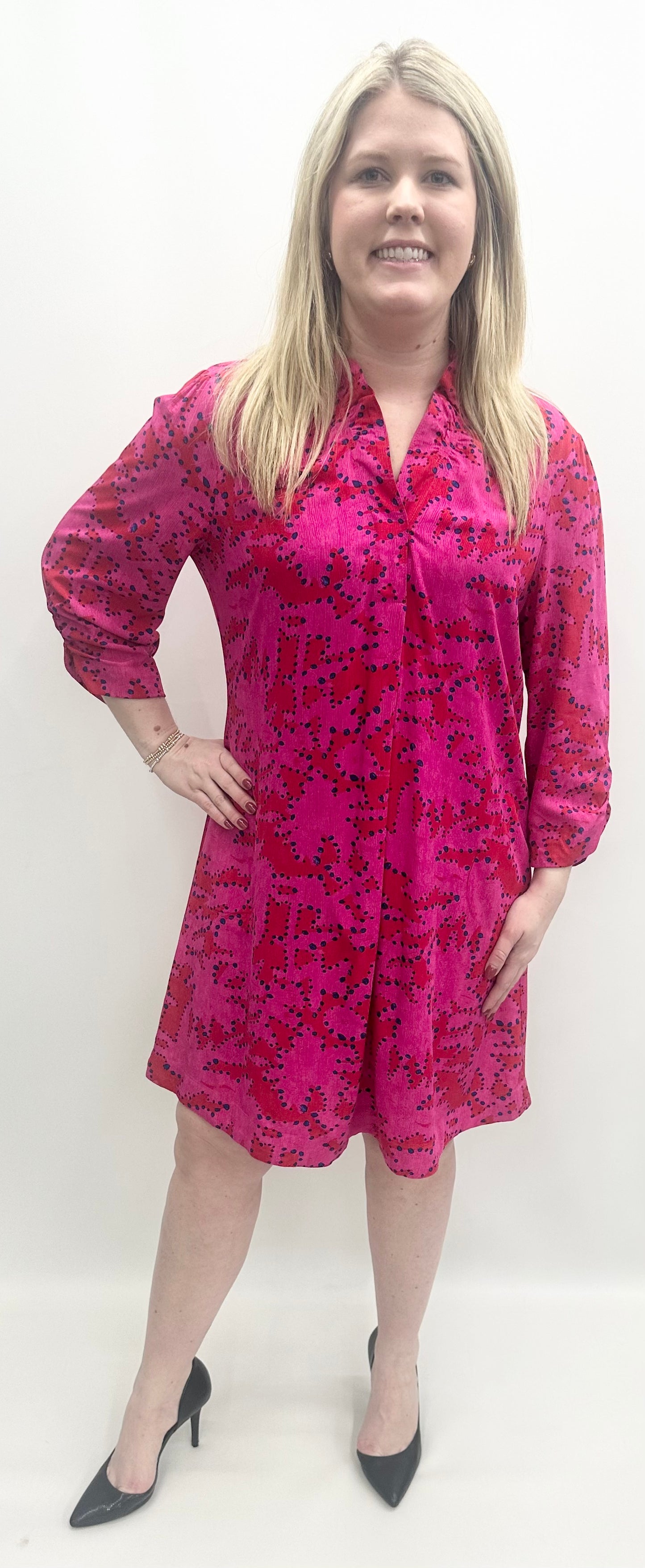 Nic & Zoe Classy Petals Ruffled Up Dress #S251942 Dress