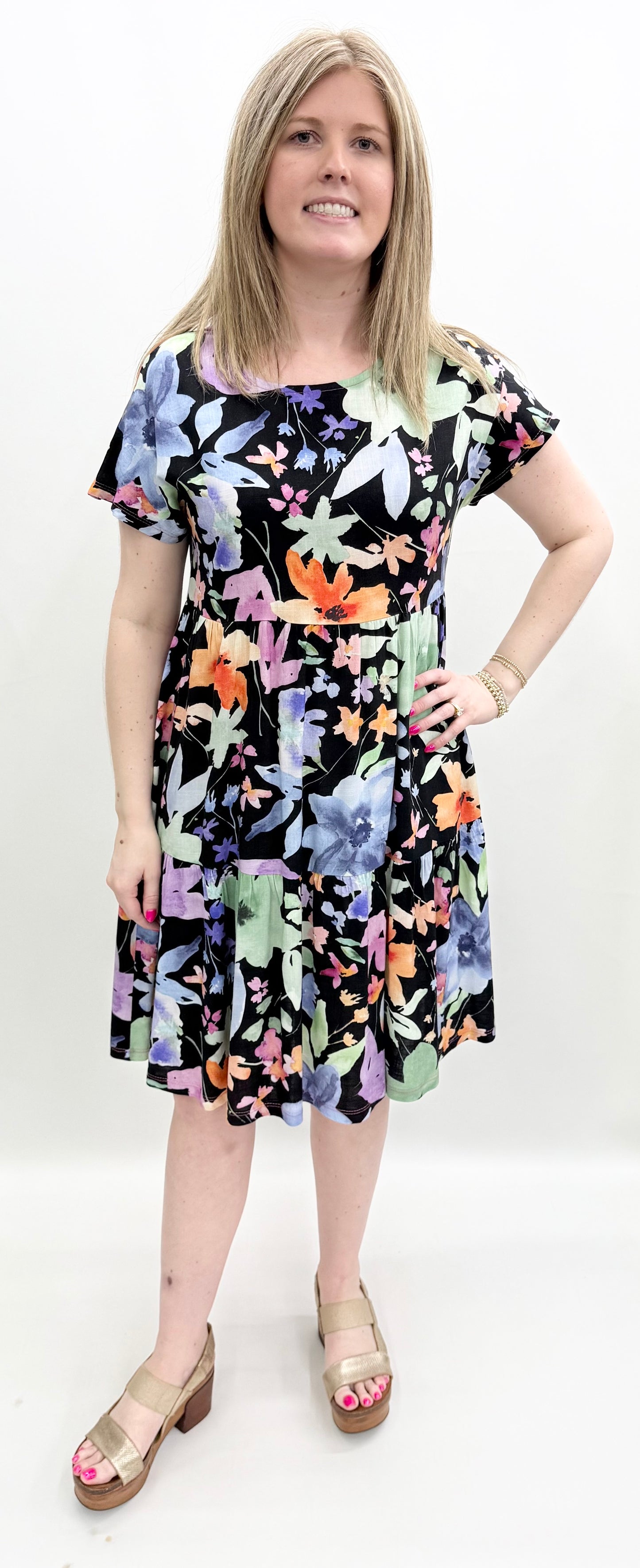 Pure Essence #668-5086 Moonlit Bloom Dress
