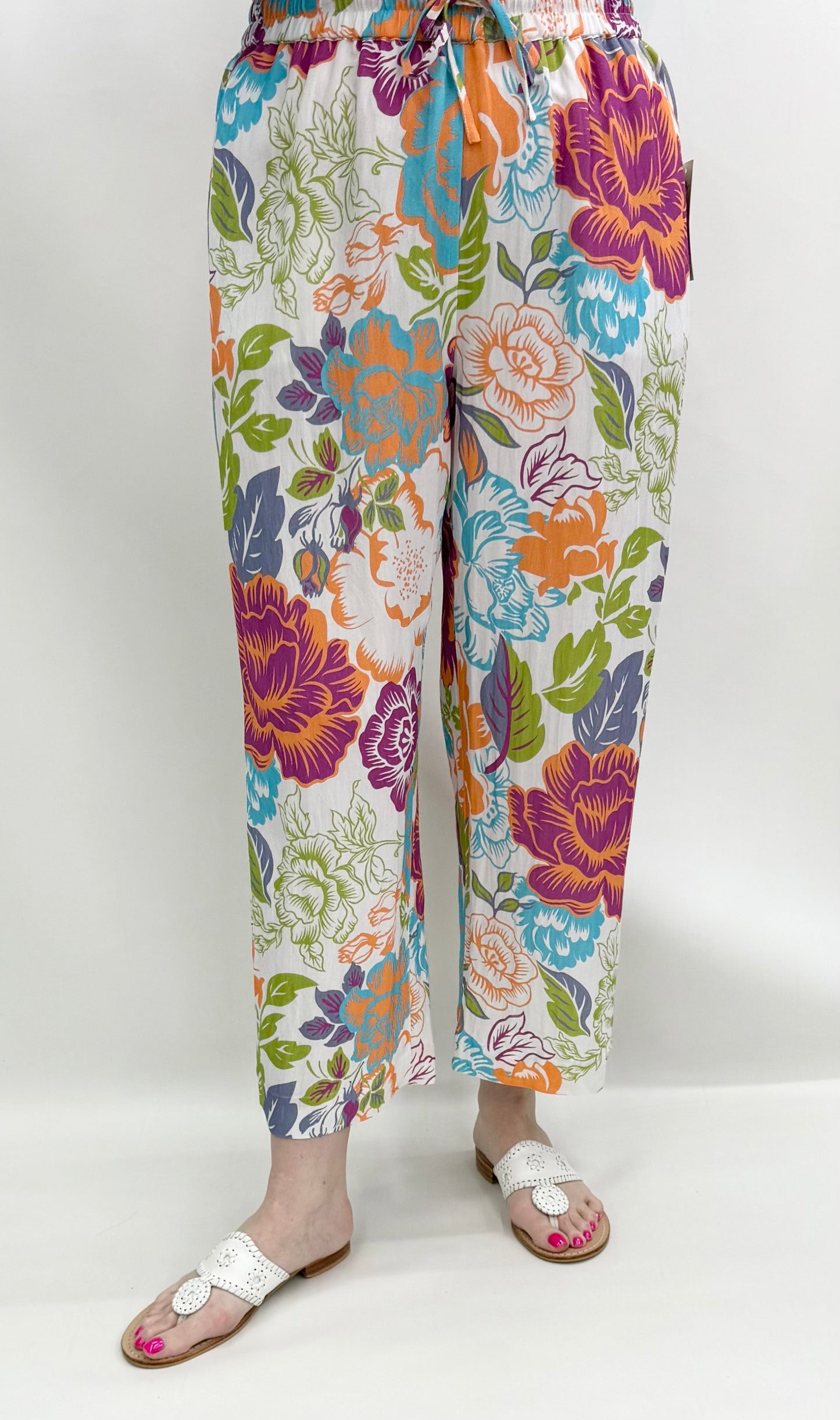 A'la Carte #L16517PM Elastic Waist Pant