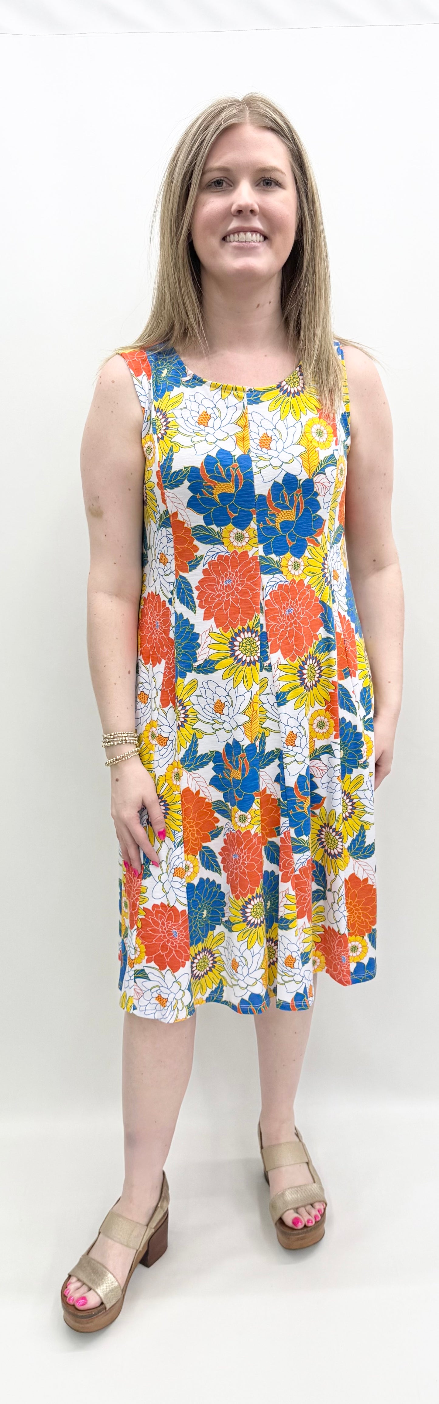 Multiples #M26104DM Floral Multi Dress