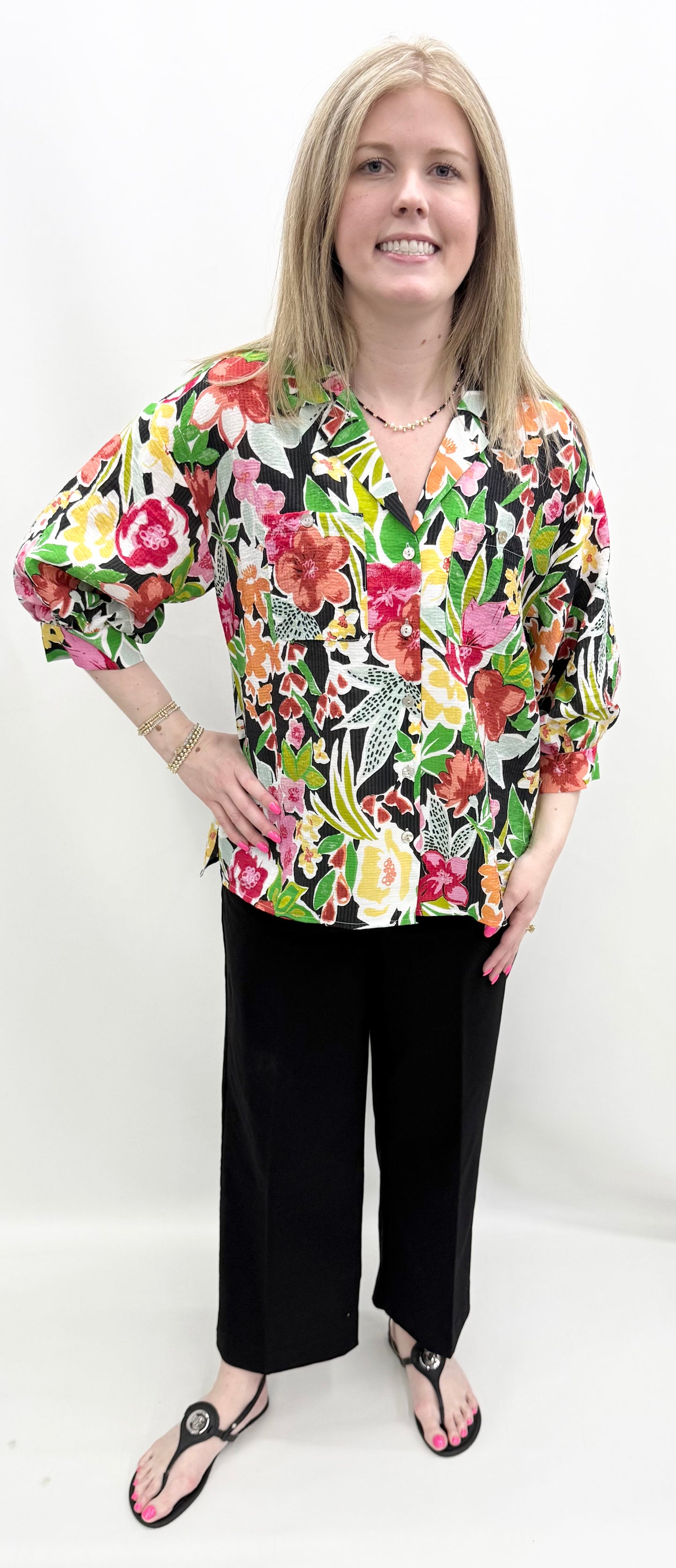 Tru-Luxe #T26352BM Blouse
