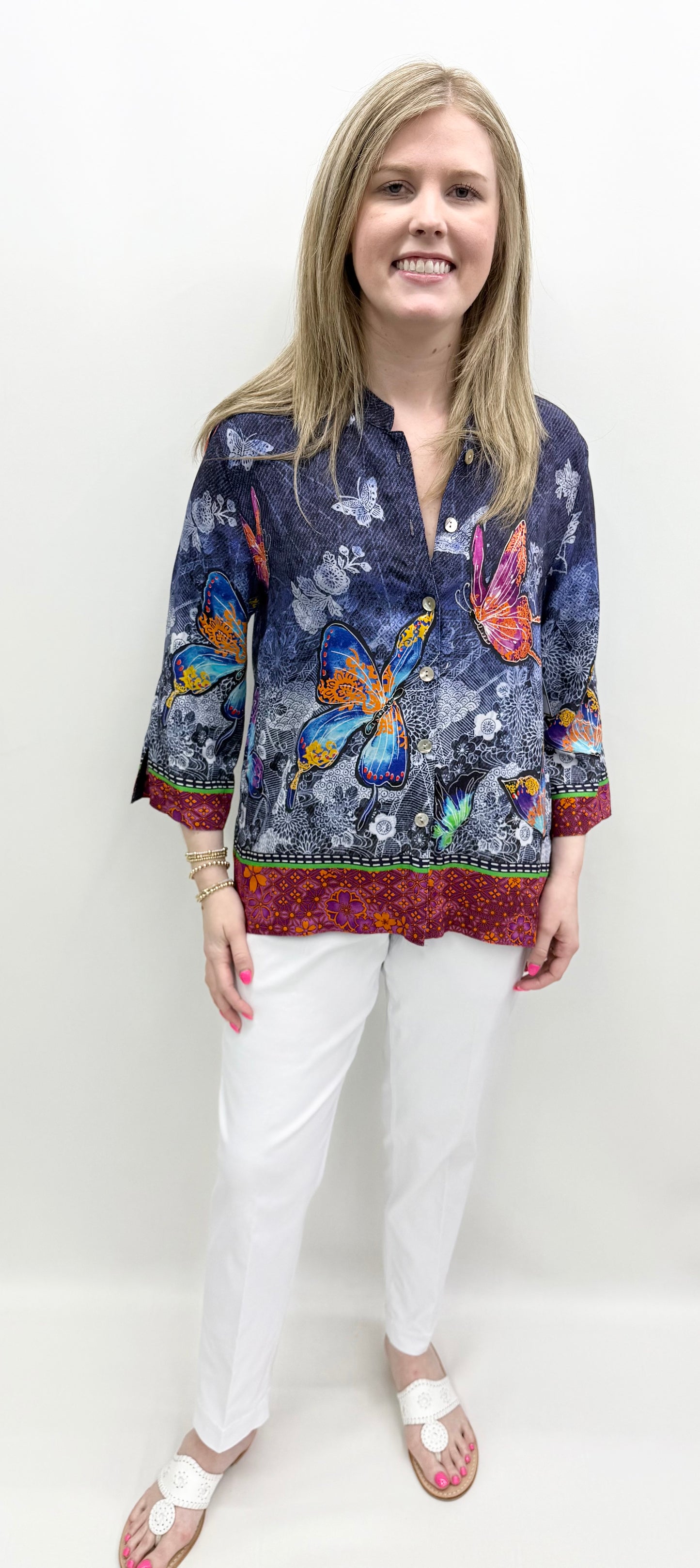John Mark #J26543BM Multi Top