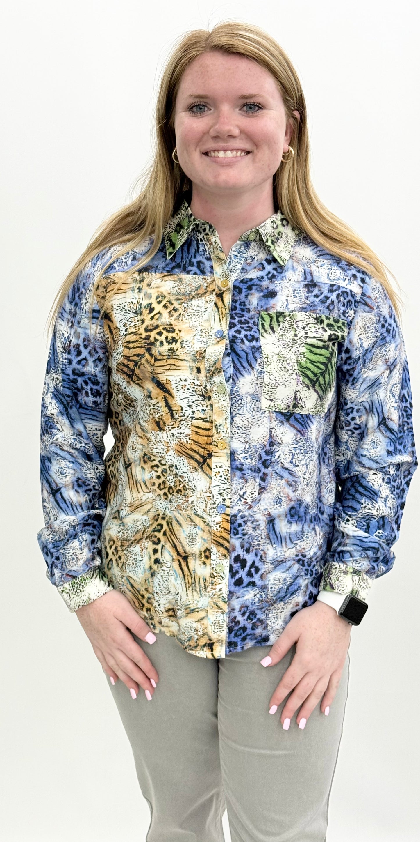 Ethyl #H26131 Wild Side Blouse