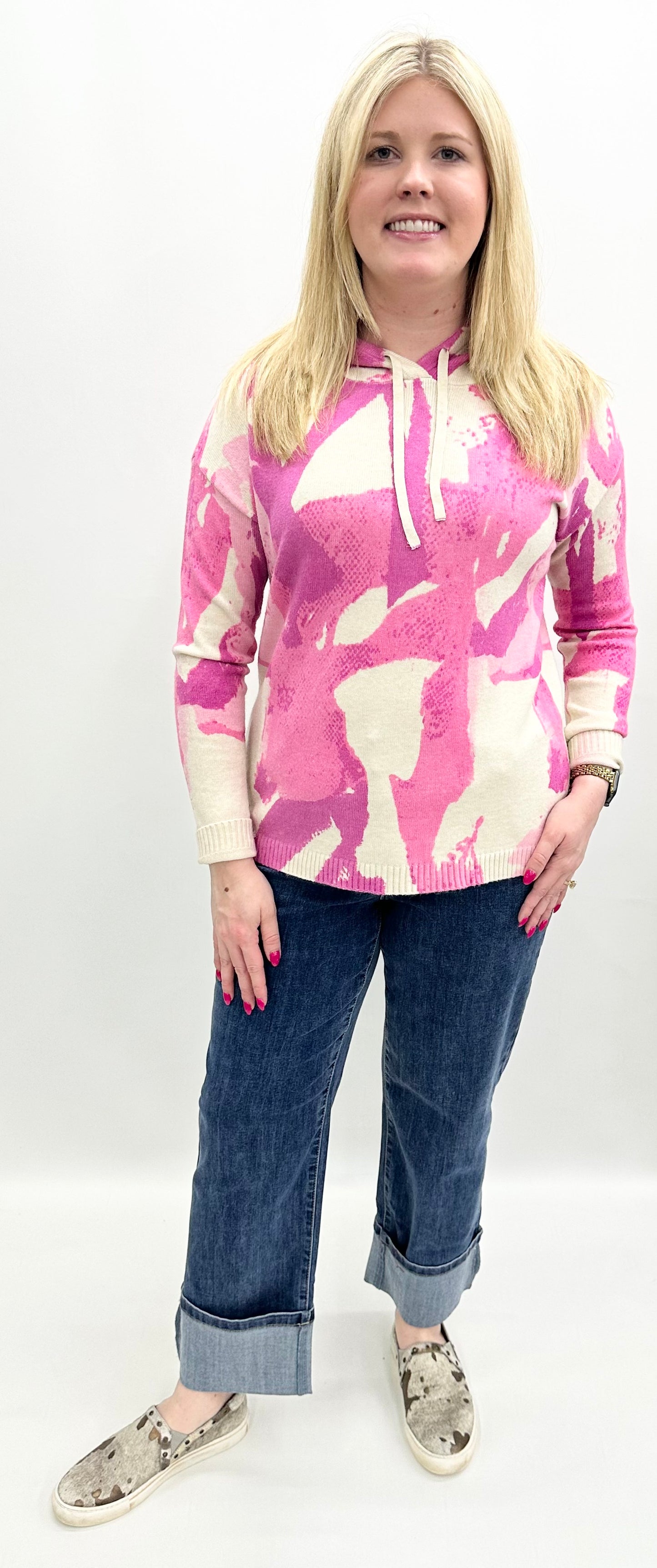 Charlie B. #C2436Z/974A Pink Airy Sweater