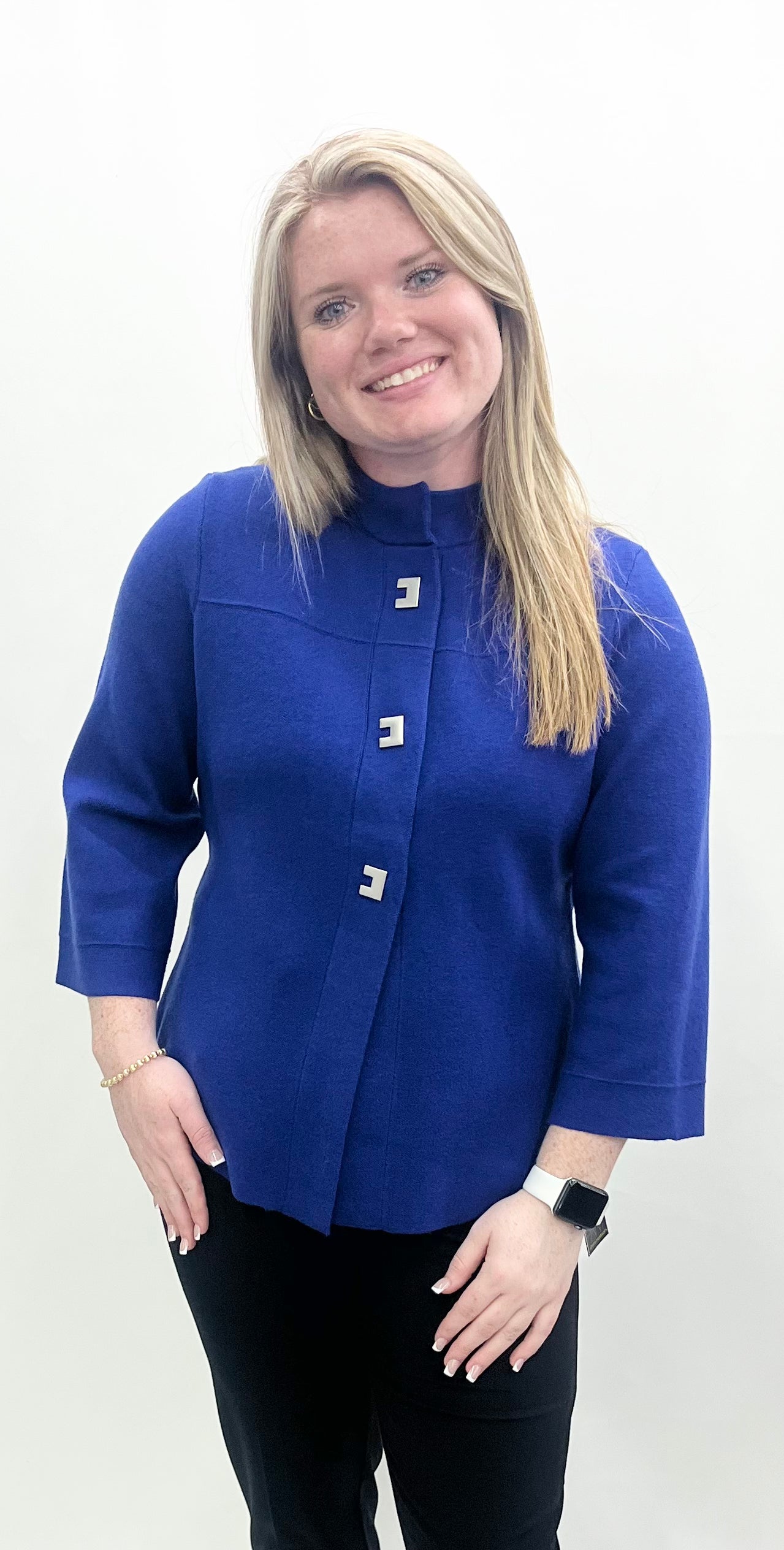 Alison Sheri #A48211 Cobalt Jacket