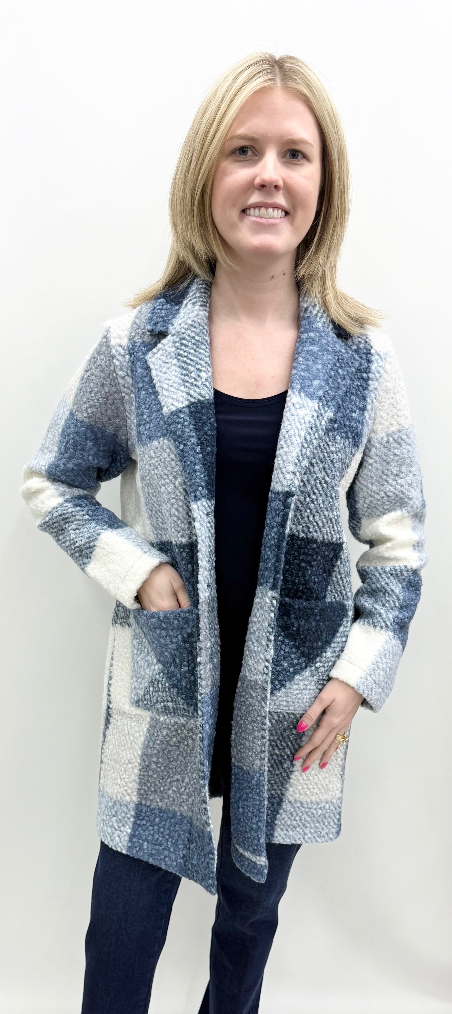 Charlie B. #C6141ZR-707B Storm Plaid Jacket