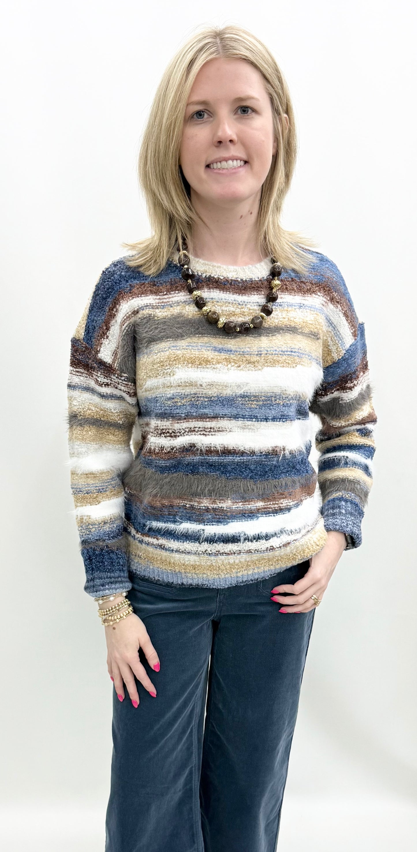 Charlie B. #C2070-748C Moon Fuzzy Sweater