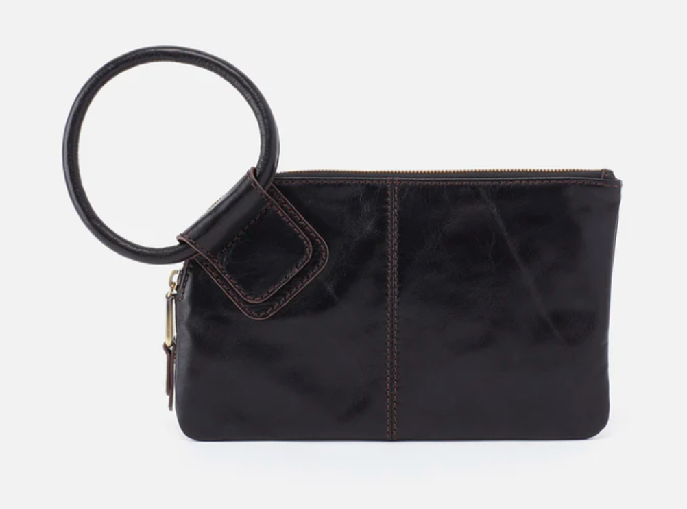HOBO #VI-35036BLK Black Sable Wristlet
