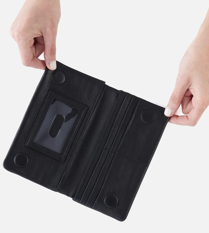 HOBO #SO-8110BLK Lumen Black Wallet
