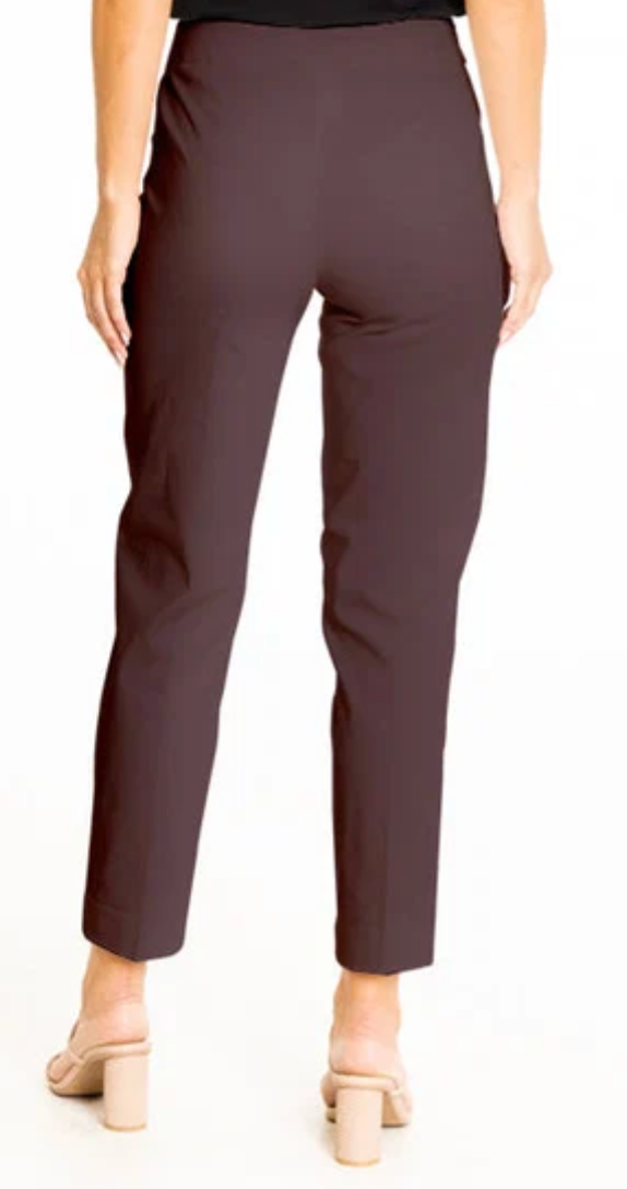Thin Her #9827P Chocolate Ankle Pant