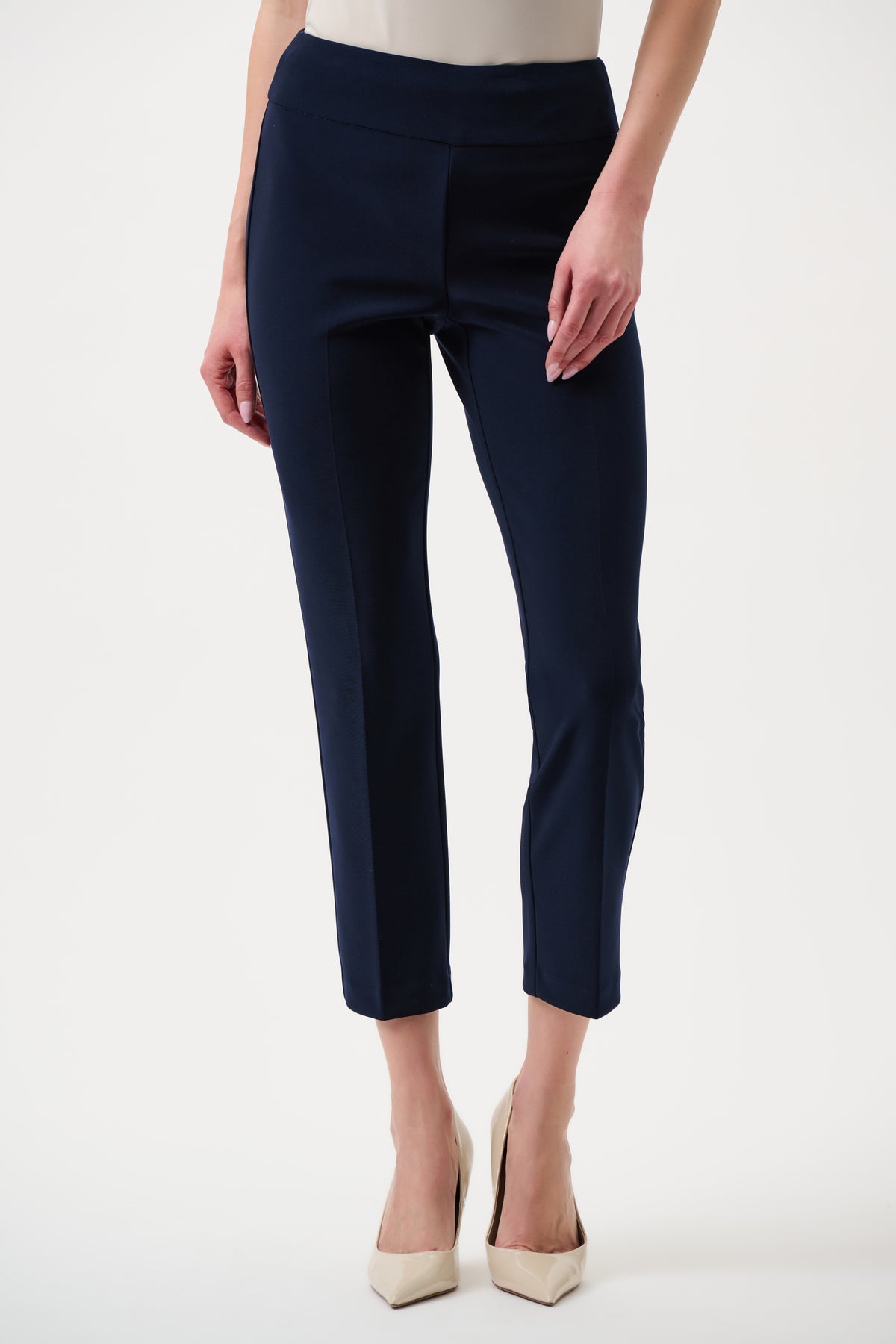 Joseph Ribkoff #181089CO-2166 Navy Classic Cropped Pant