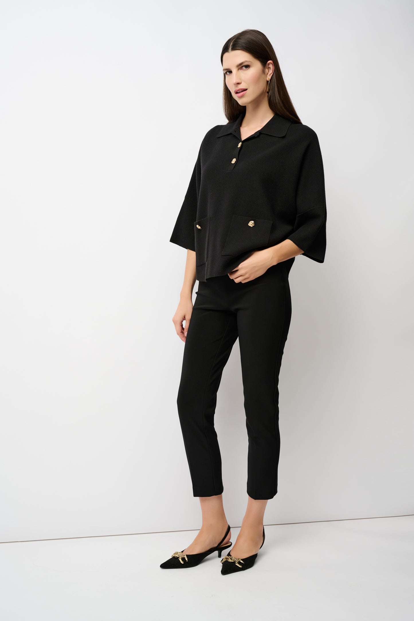 Joseph Ribkoff #181089NOS-11 Classic Cropped Pant