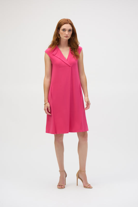Joseph Ribkoff #252190 Silky Knit Sleeveless Trapeze Dress