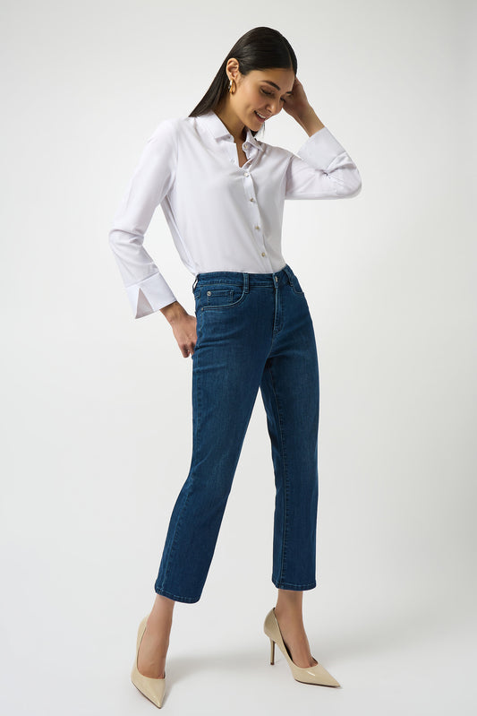 Margot | Classic Straight Leg Stretch Jeans #252926F25-3699