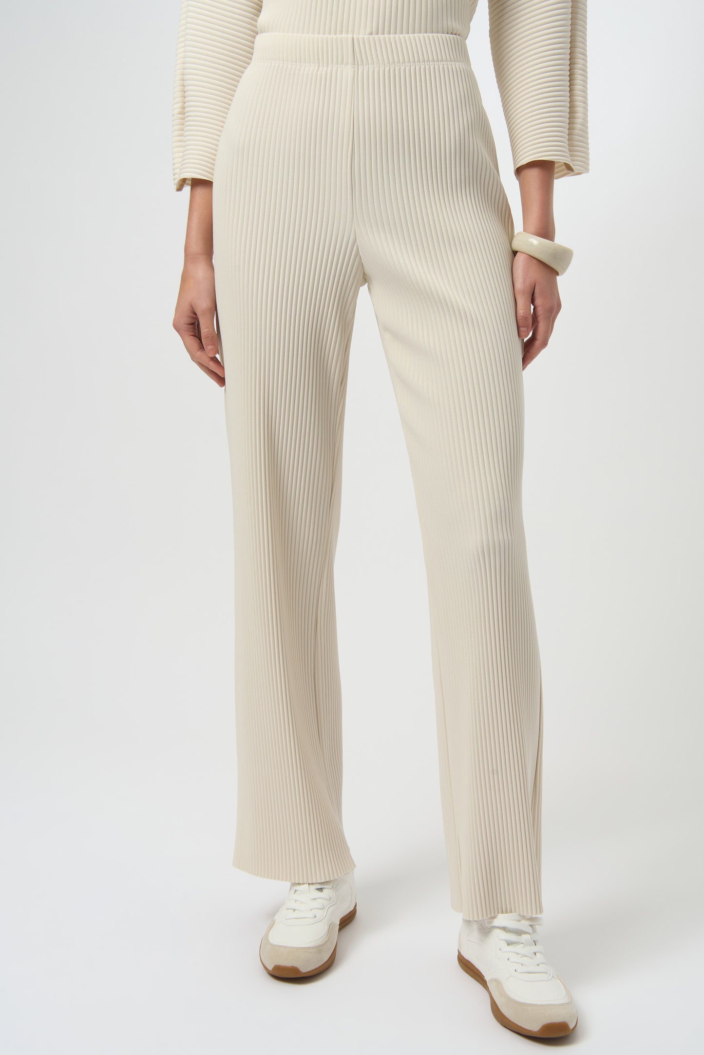 Joseph Ribkoff # 254006 Pleated Scuba Crepe Wide-Leg Pants