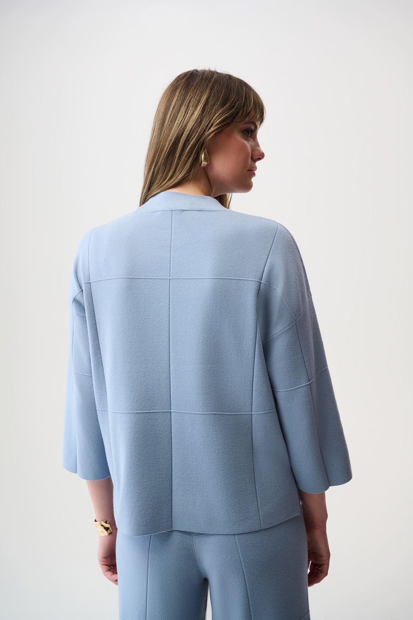 Joseph Ribkoff #261981-4510 Brushed Viscose Straight Sweater with Mock Neck
