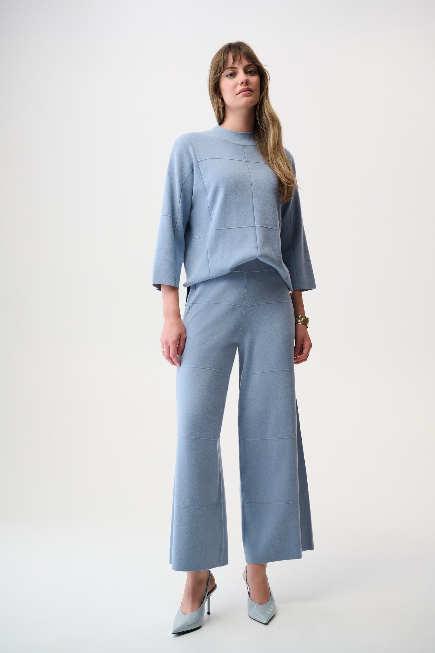 Joseph Ribkoff #261982-4510 Brushed Viscose Culotte Pants