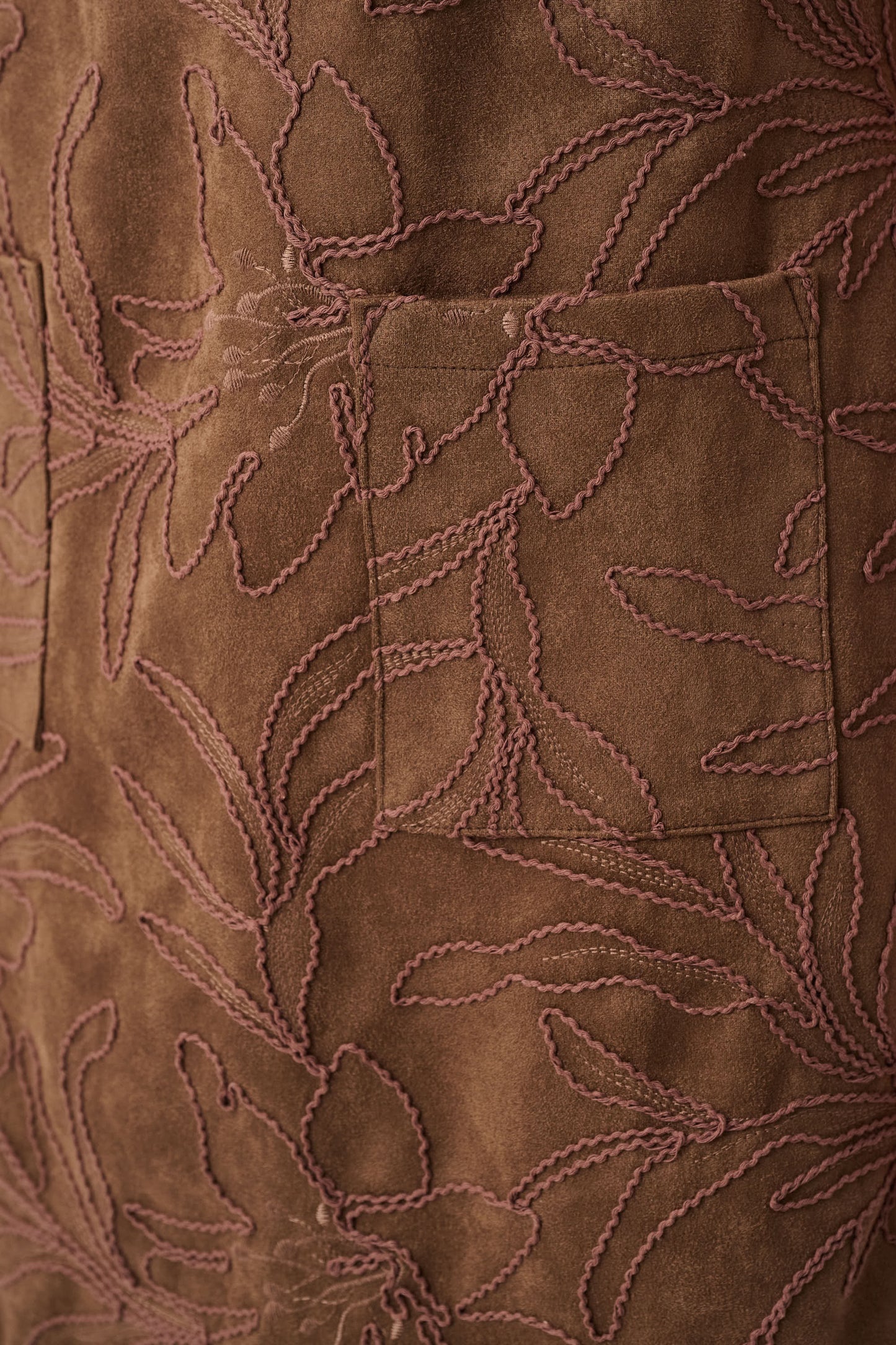 Joseph Ribkoff Embroidered Suede Boat-Neck Shift Dress #263185
