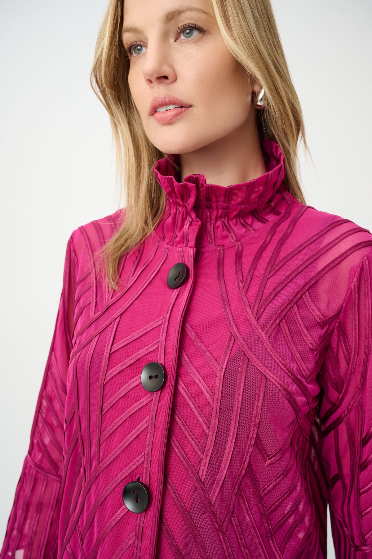 Jospeh Ribkoff #264710-4587 Tone-on-Tone Soutache Jacket