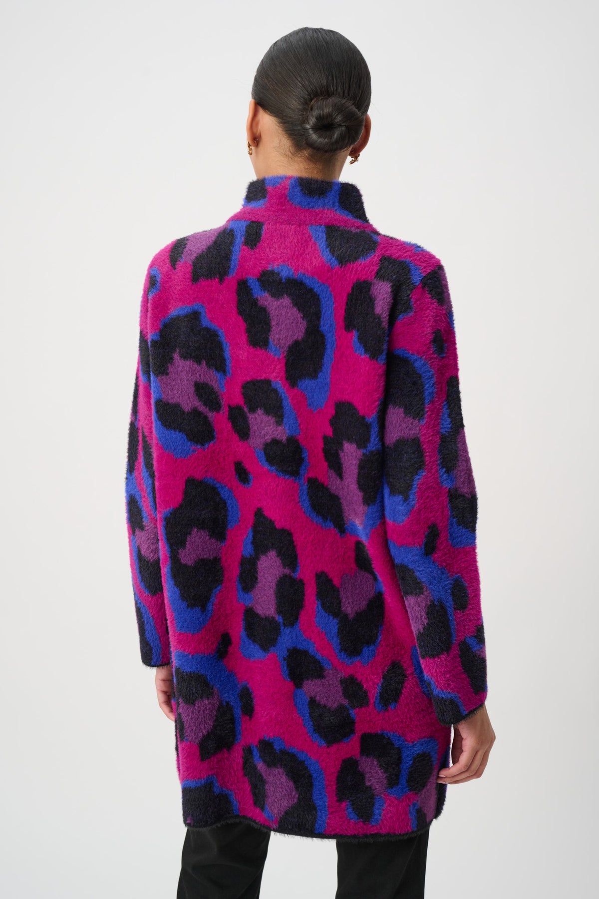 Joseph Ribkoff #264922-178 Animal Print Sweater Coat