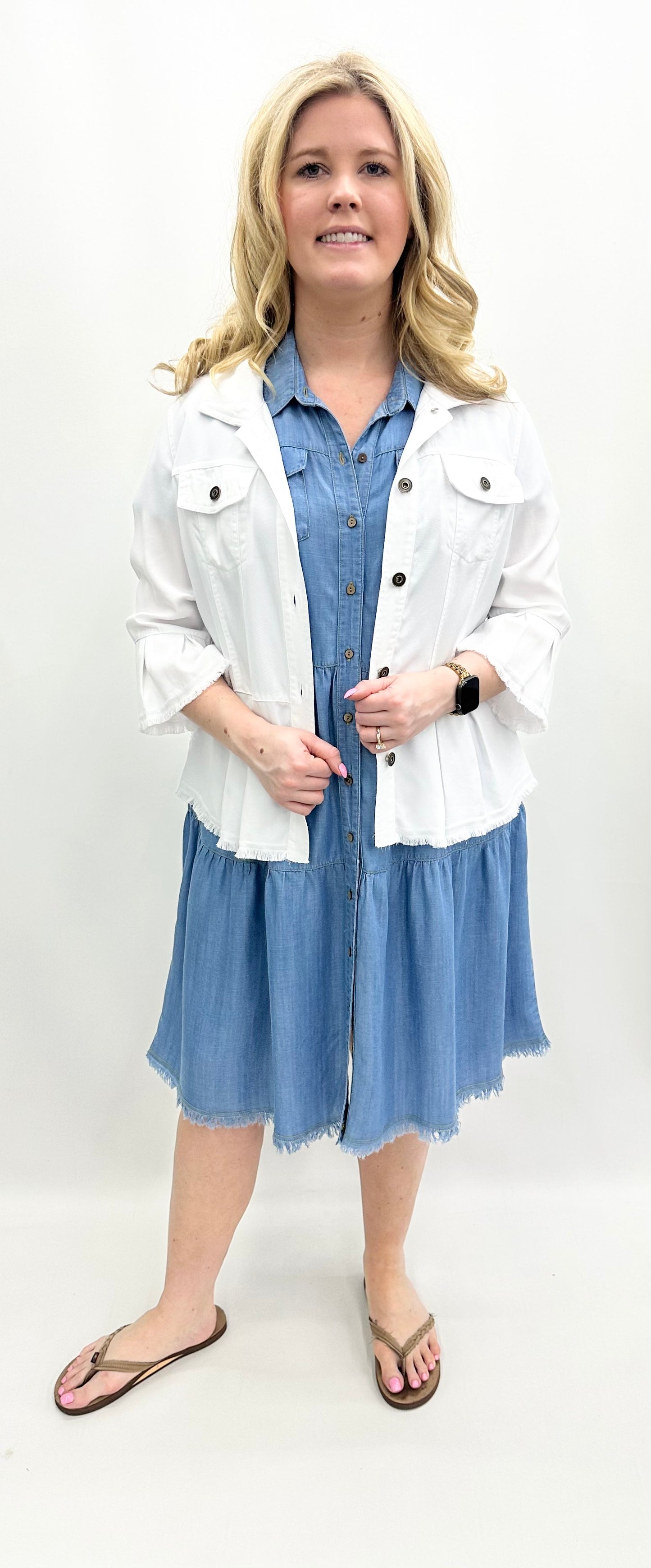 Multiples #M25506JM White Jacket