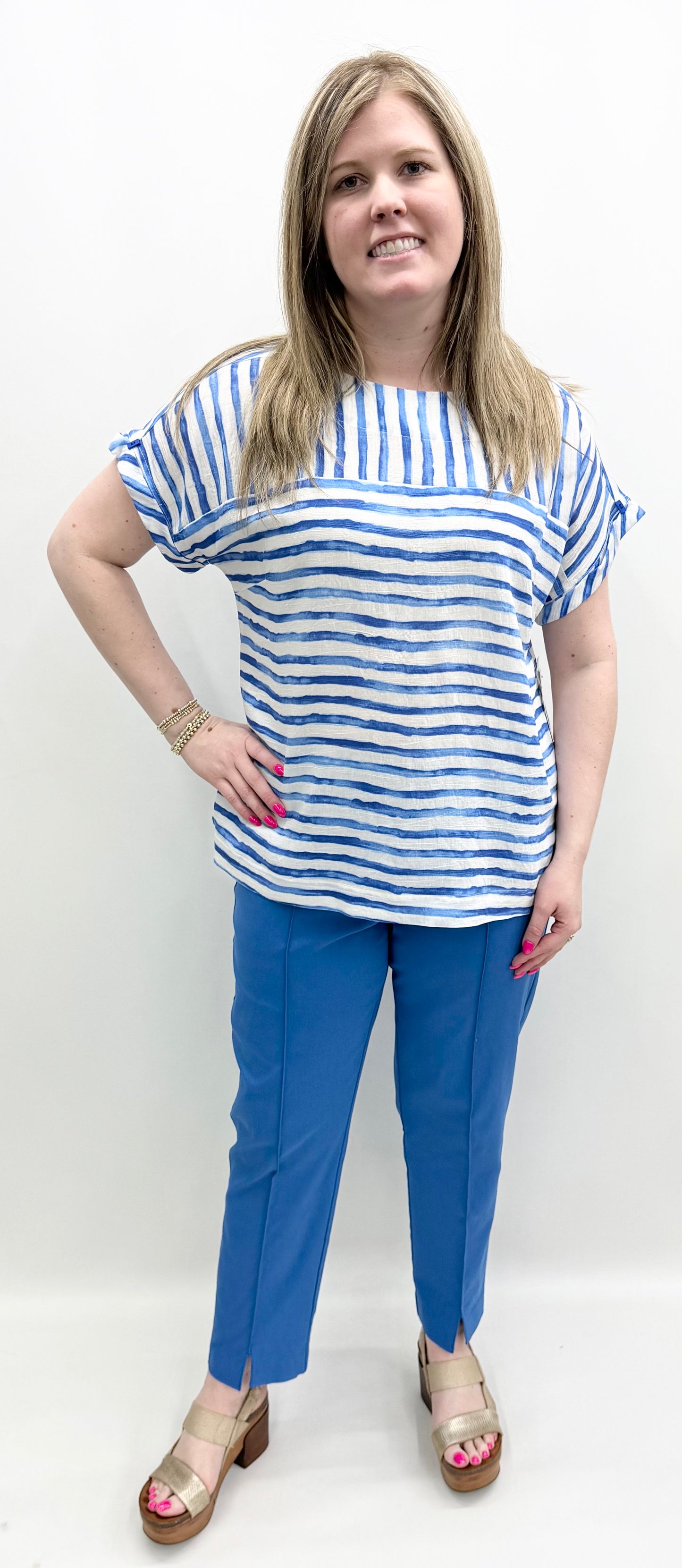 A'la Carte #L16207BM Dolman Sleeve Top