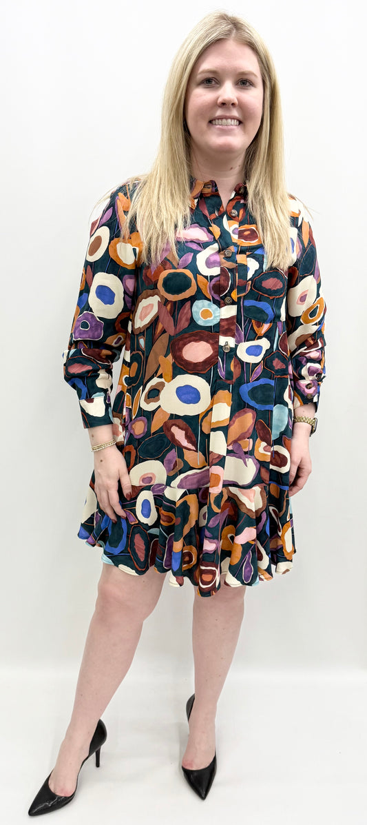 Uncle Frank #73654 Fall Bloom Dress