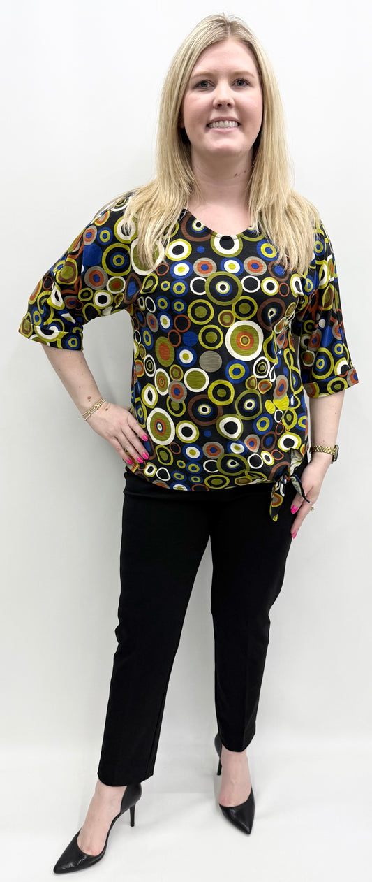 Multiples #M35109TM Circle Multi Top