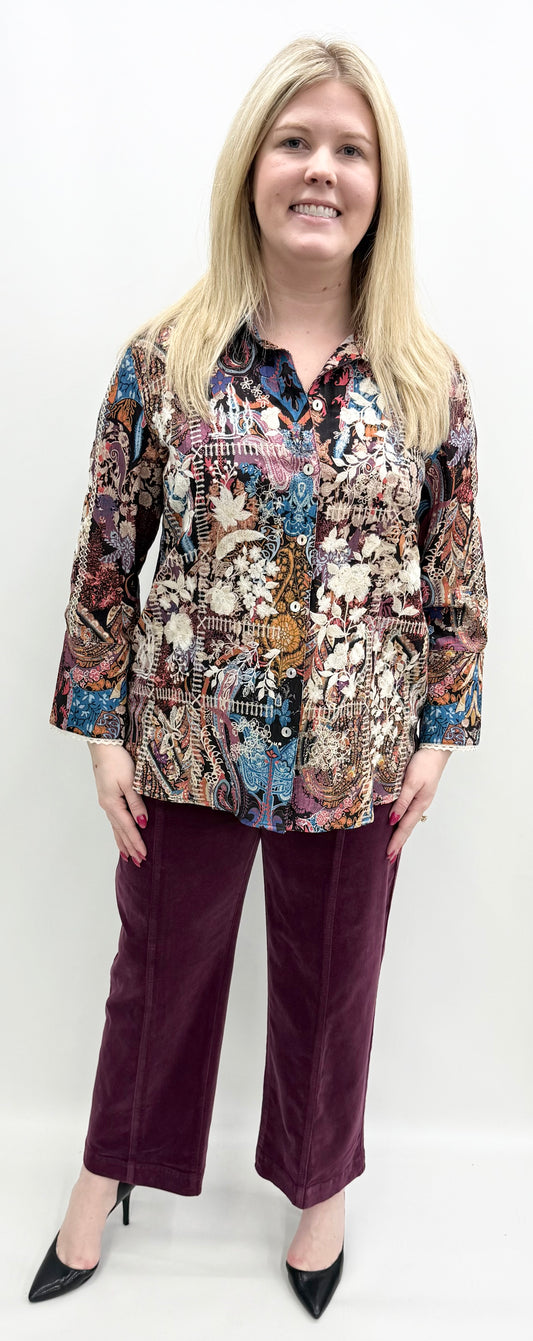 Tru-Luxe #T45215BM Blouse