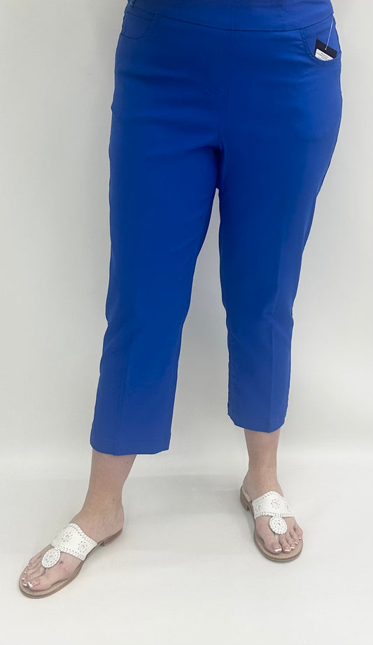 Slim Sation #M24710PM Royal  Crop Pant