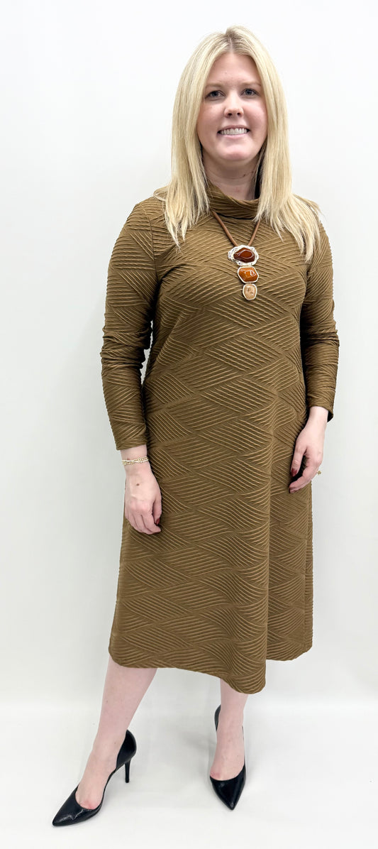 Pure Essence #631-5104 Mocha Dress